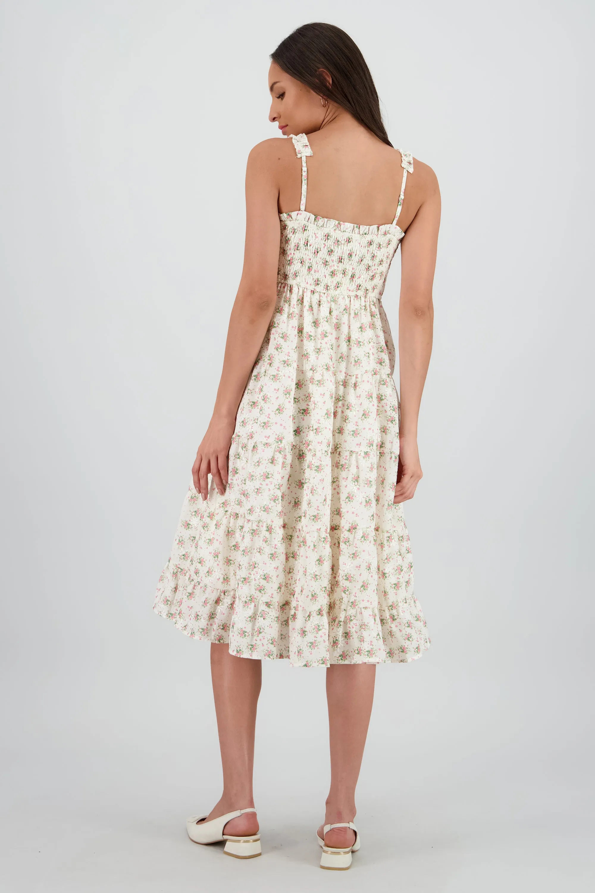 Vestido maxi bordado flores sold by Shasa product image thumbnail 4