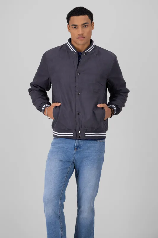 Chamarra varsity suede sold by Shasa