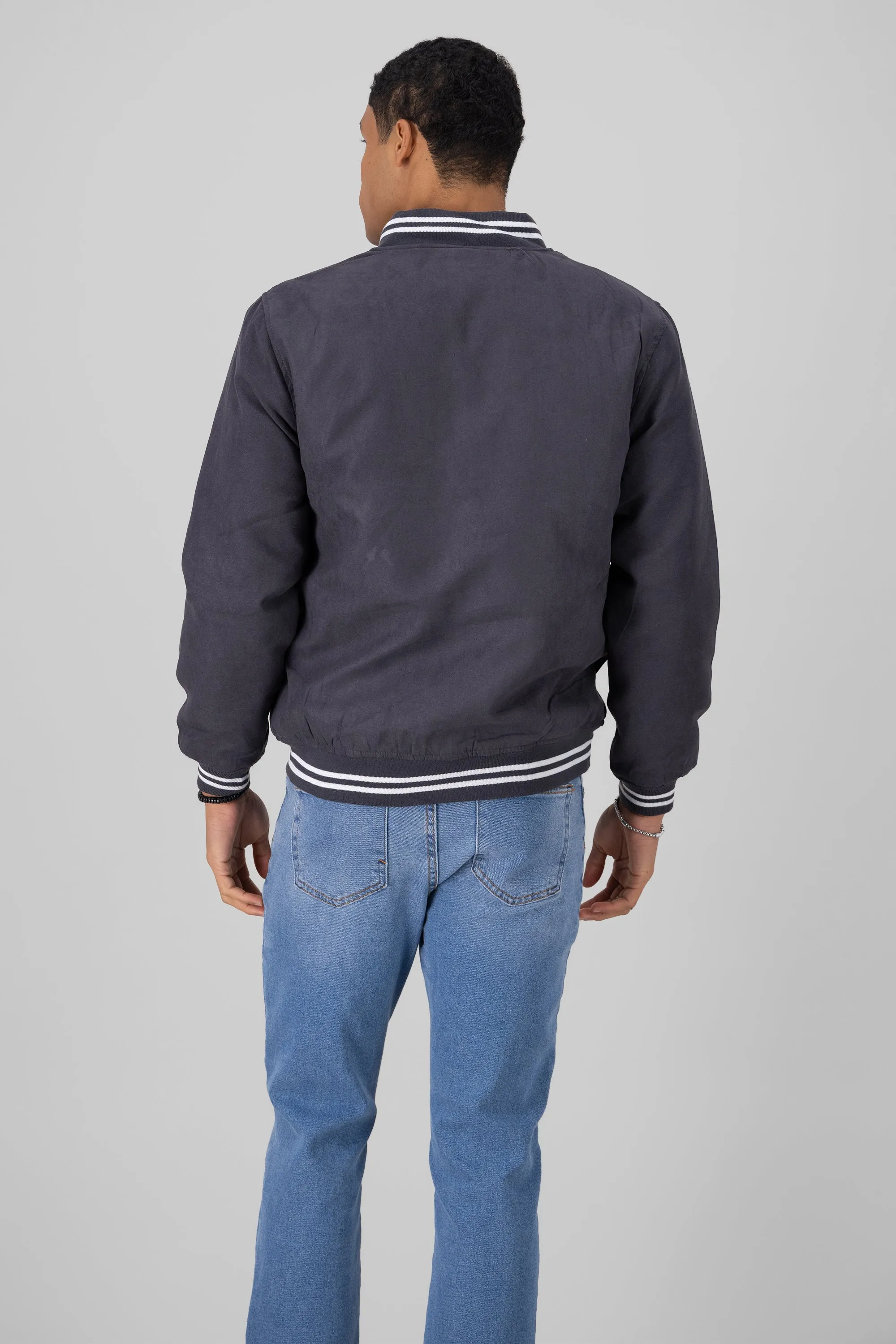 Chamarra varsity suede sold by Shasa product image thumbnail 4