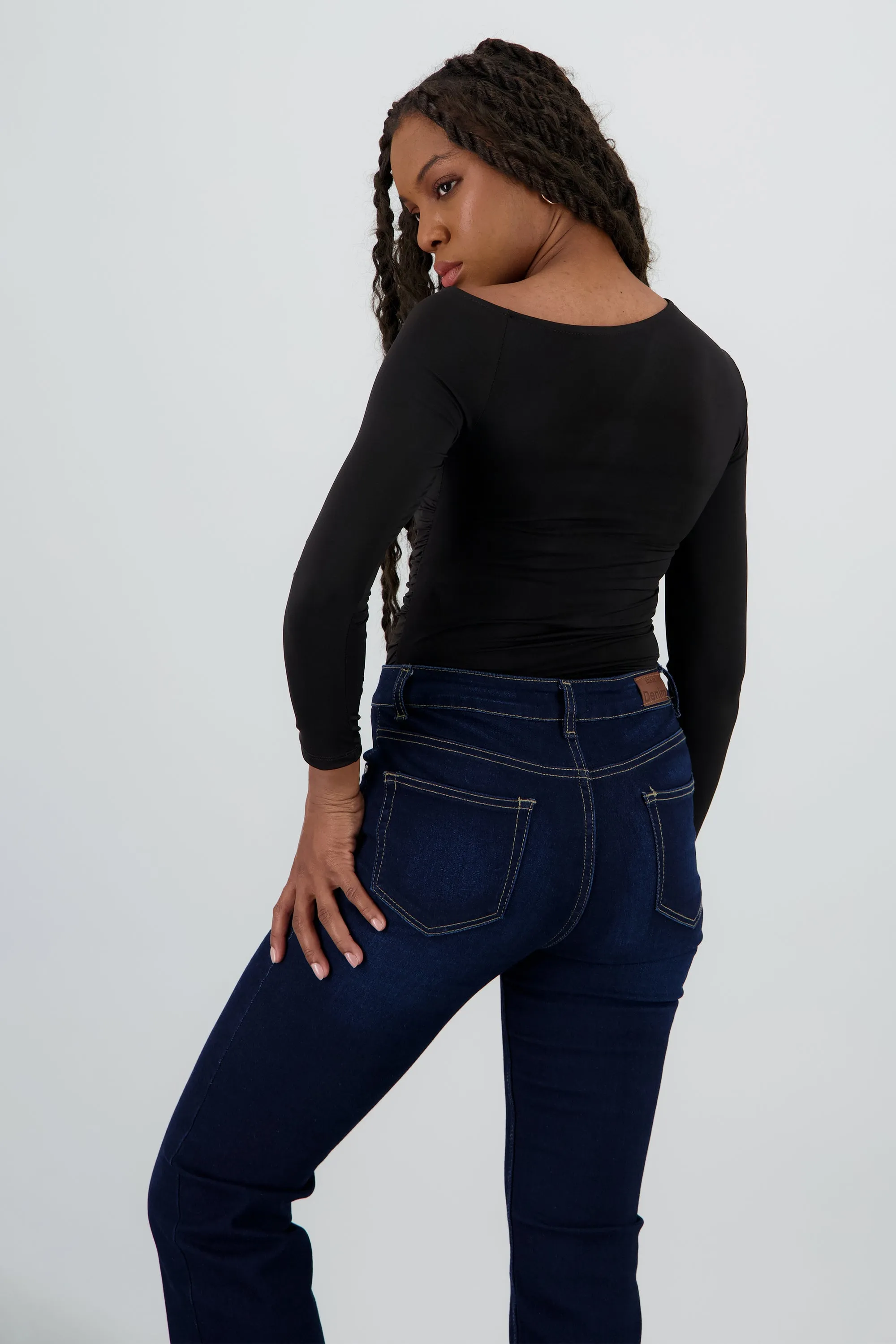 Bodysuit manga larga asimetrico detalle fruncido sold by Shasa product image thumbnail 4