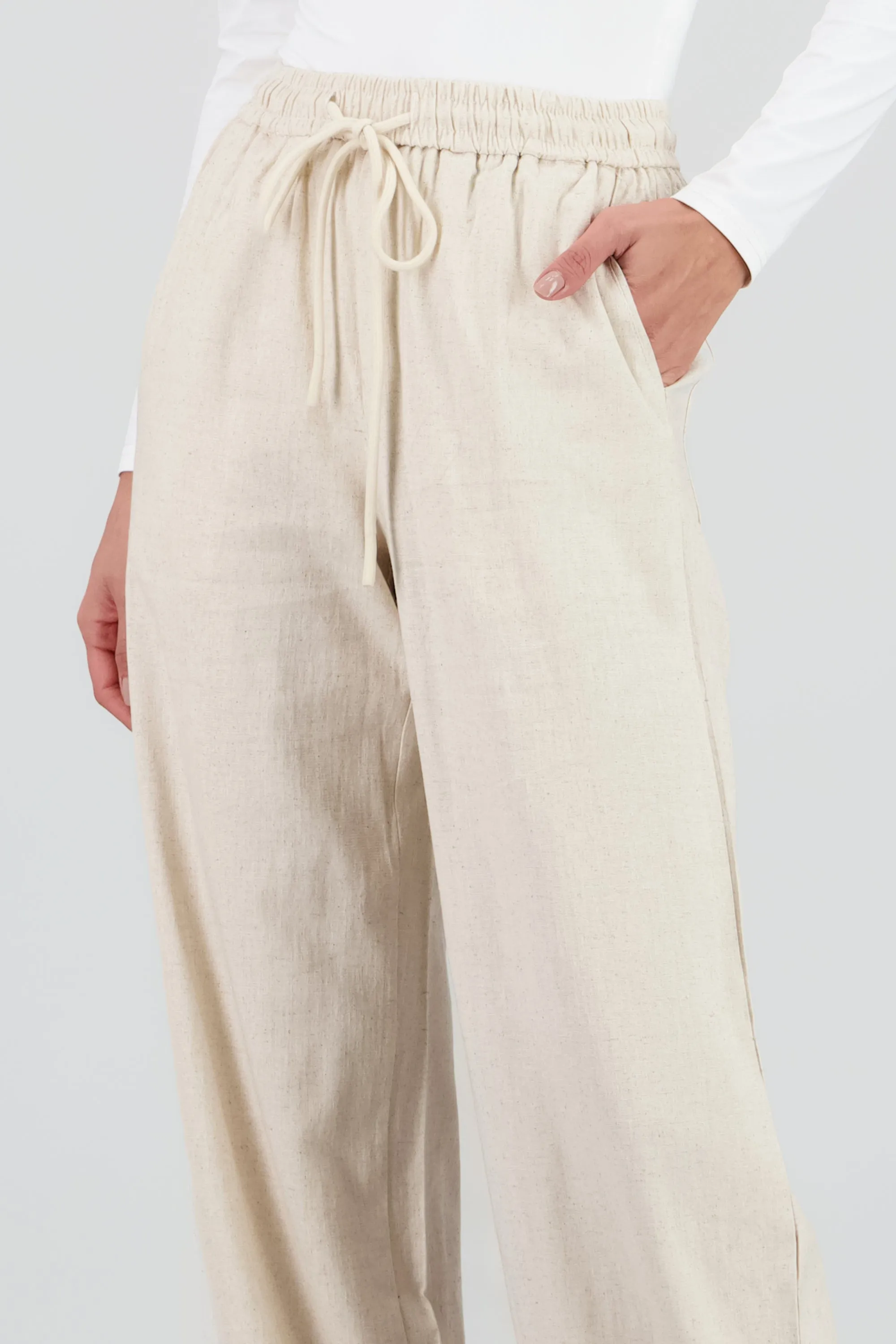 Pantalon recto liso detalle resorte jareta sold by Shasa product image thumbnail 5