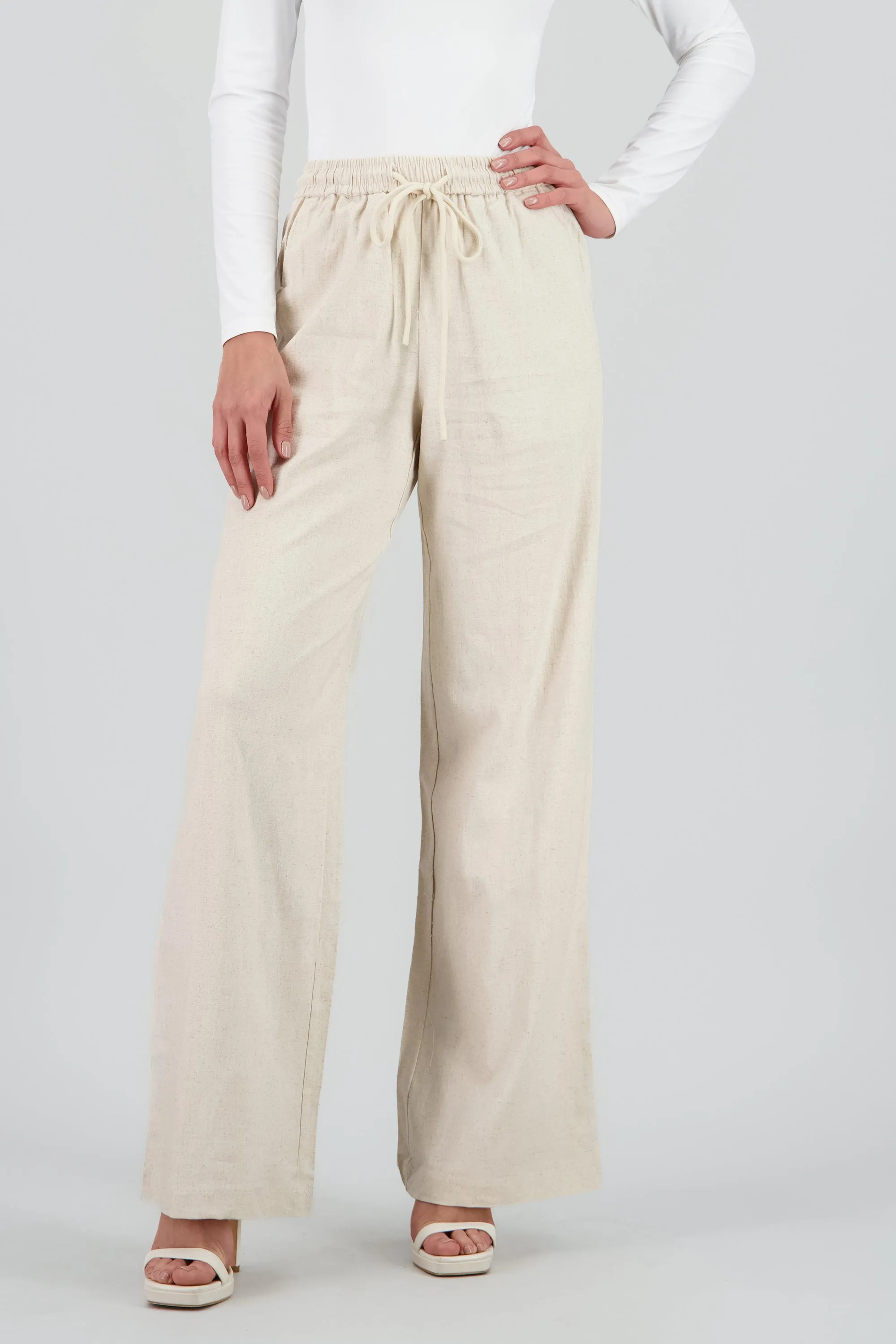 Pantalon recto liso detalle resorte jareta sold by Shasa product image thumbnail 2