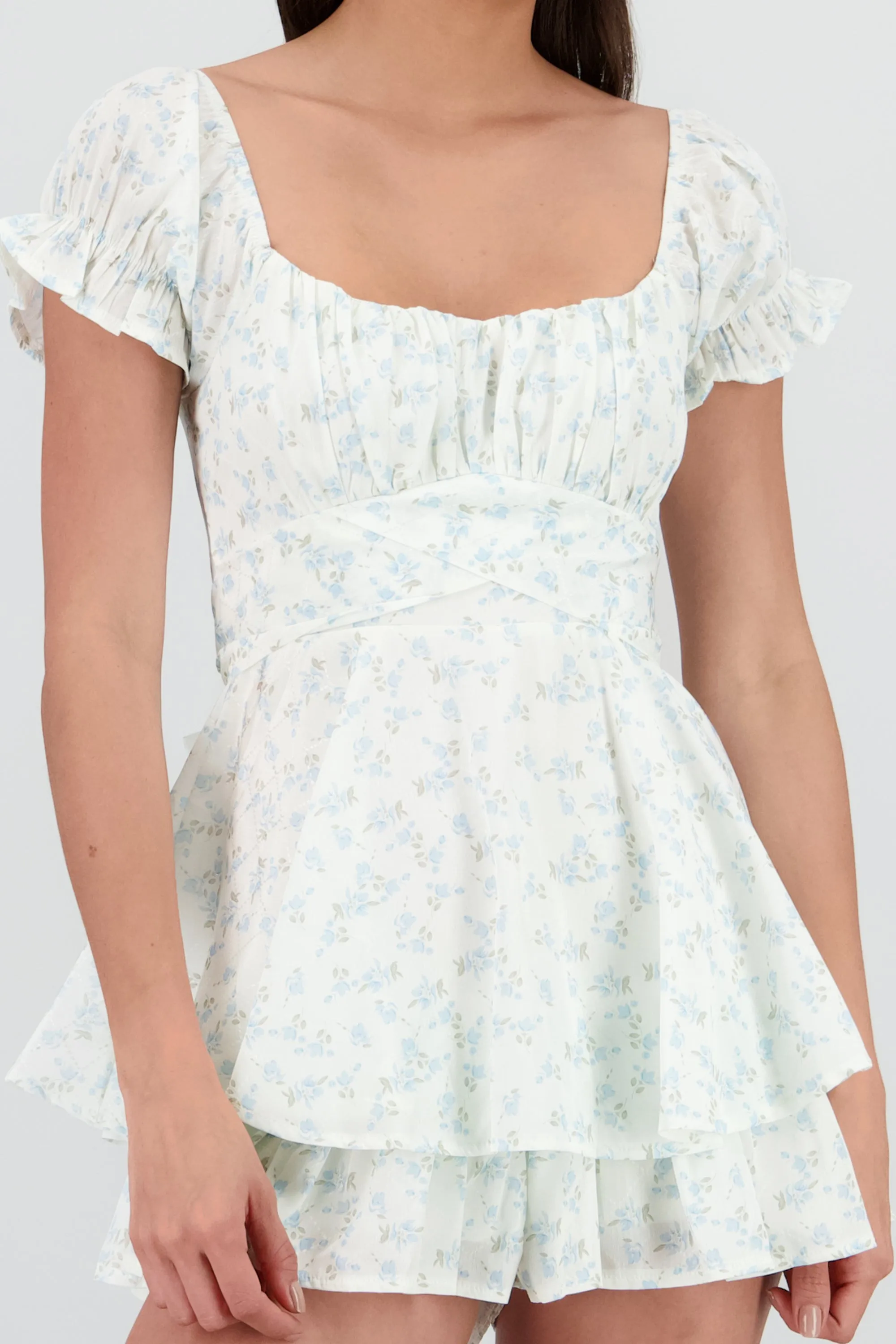 Romper olanes estampado flores sold by Shasa product image thumbnail 5