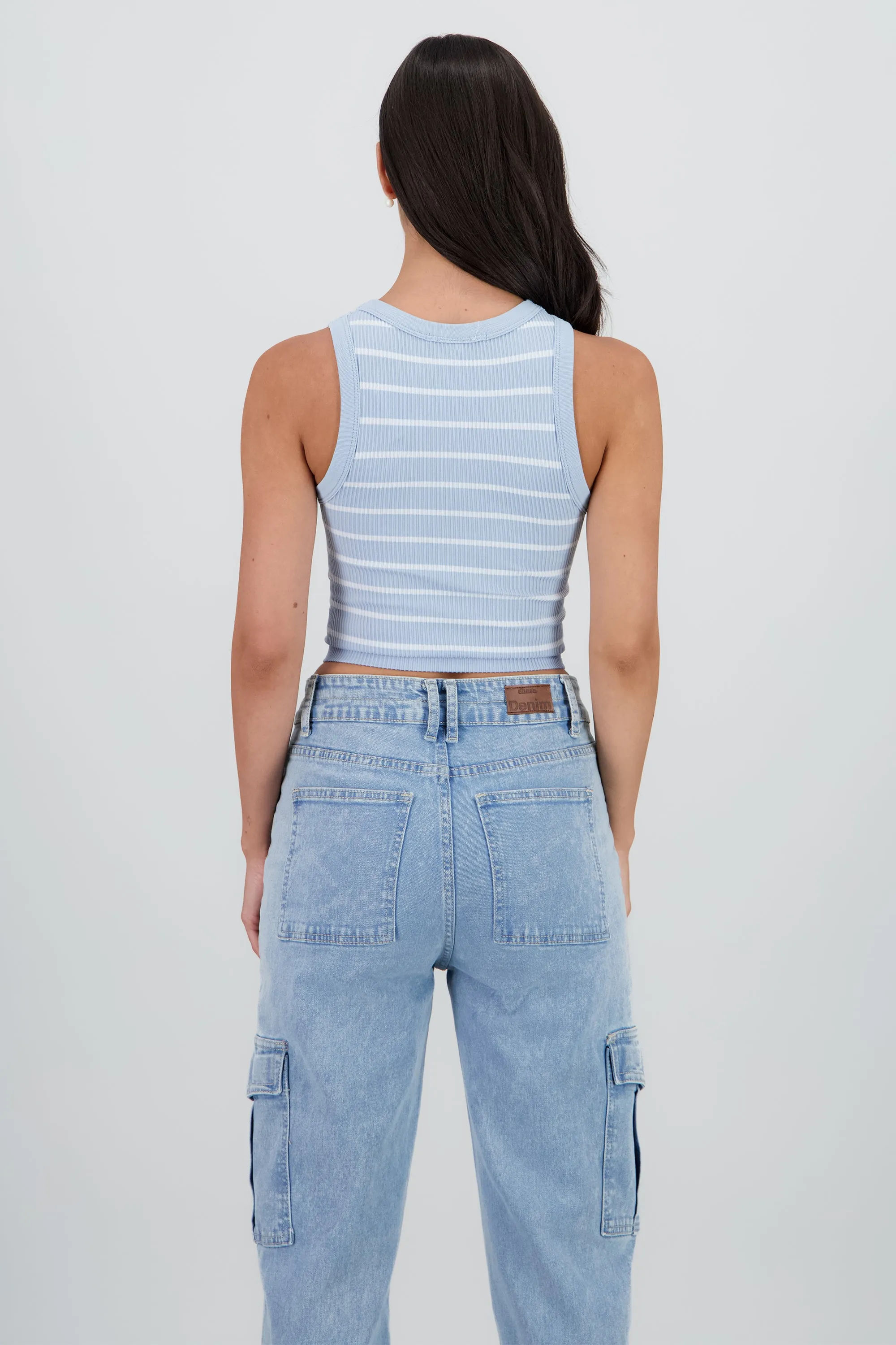 Top cuello redondo rayas seamless sold by Shasa product image thumbnail 4