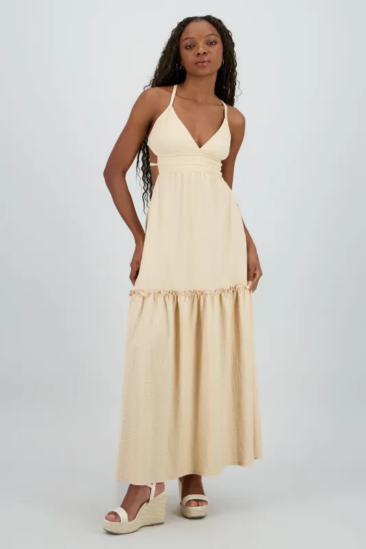 Vestido maxi espalda escote sold by Shasa