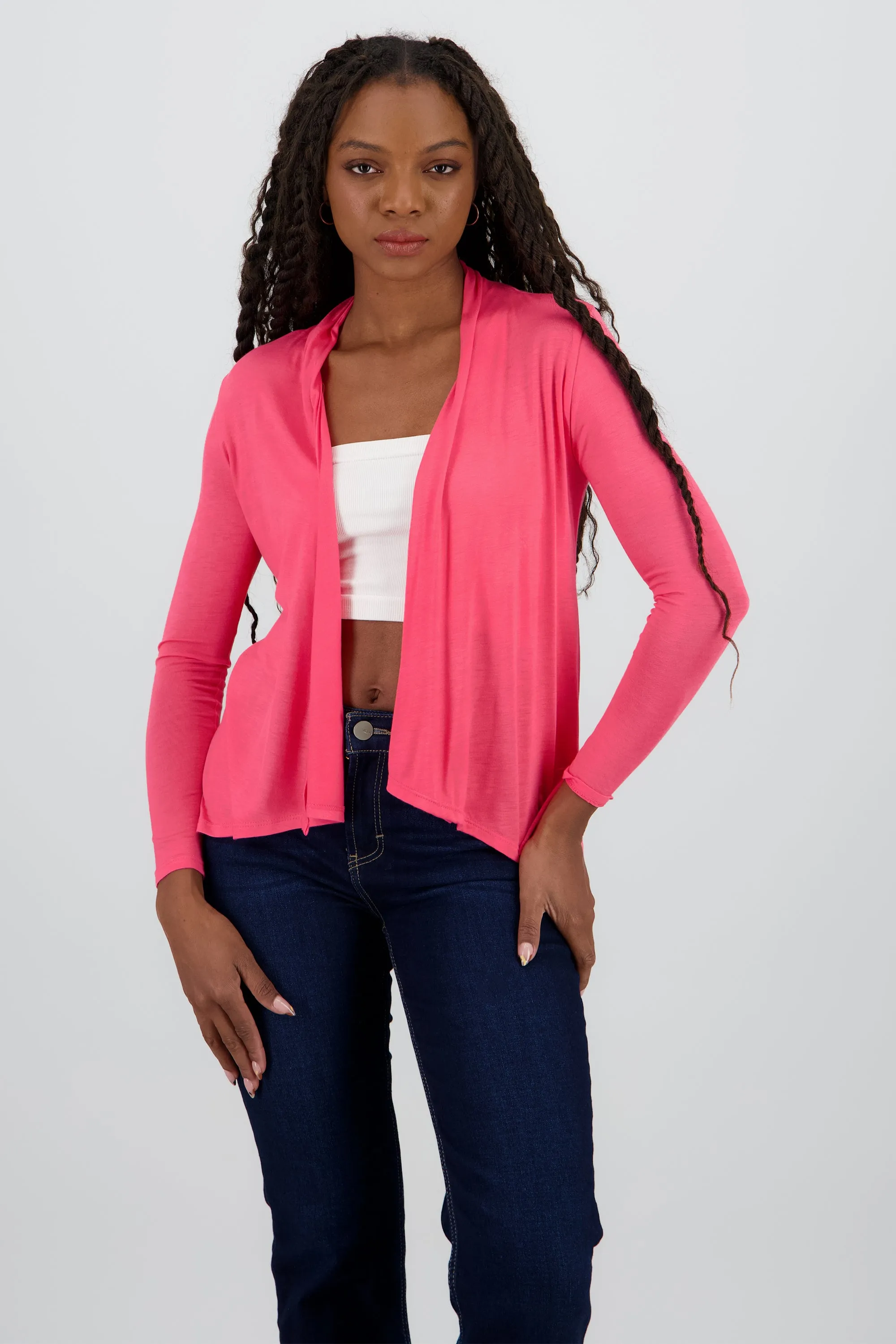 Cárdigan Corto Caída Cascada Manga Larga sold by Shasa