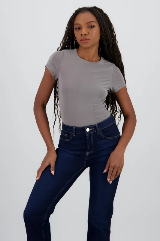 Bodysuit manga corta cuello redondo sold by Shasa