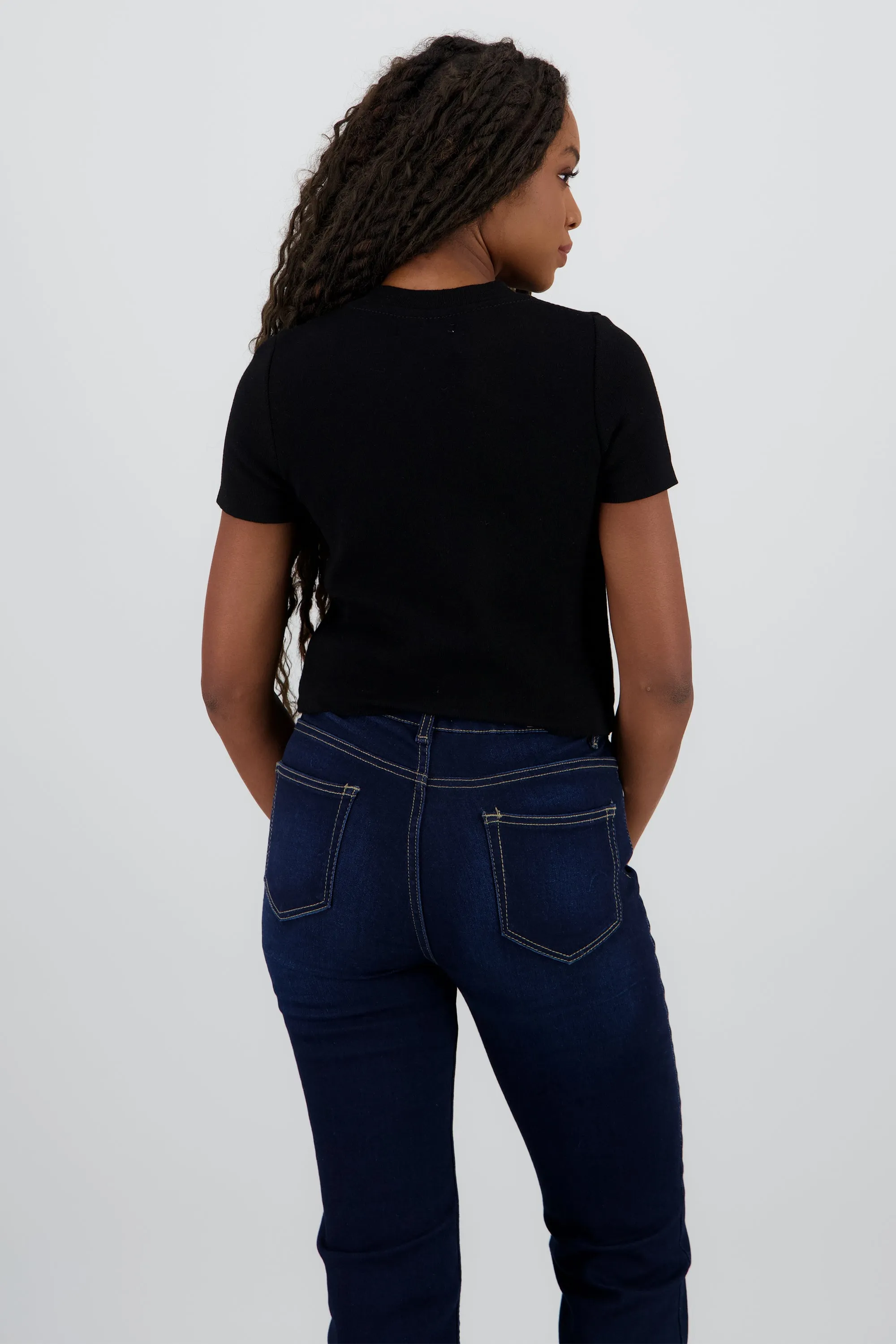 Top tejido manga corta con botones sold by Shasa product image thumbnail 4