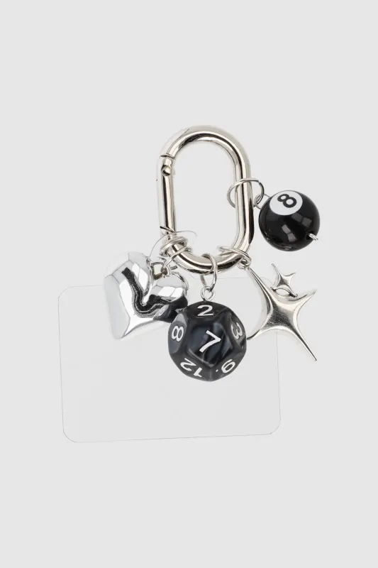 Charm cel multi bola 8 dado made by Shasa