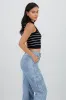 Top cuello redondo rayas seamless sold by Shasa