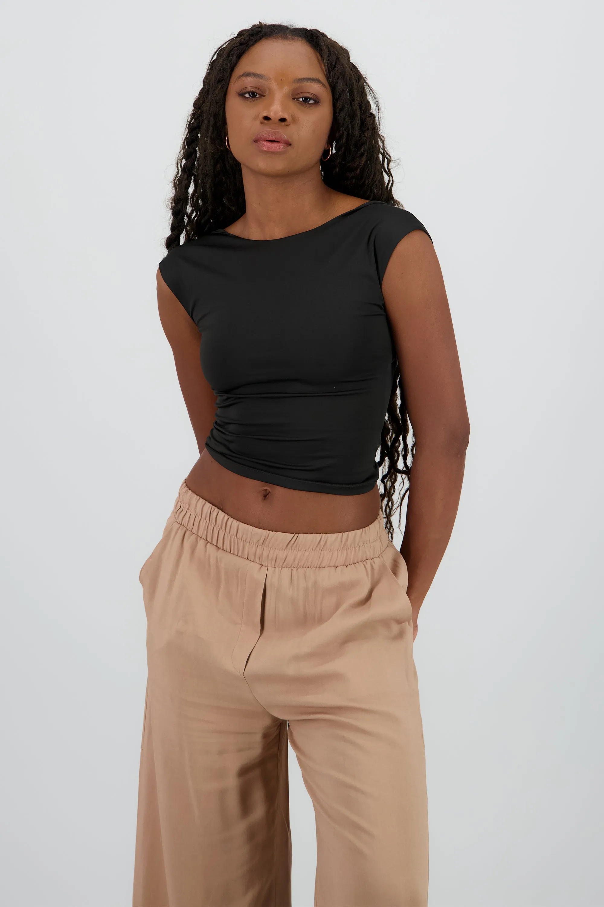 Top manga corta escote espalda sold by Shasa product image thumbnail 2