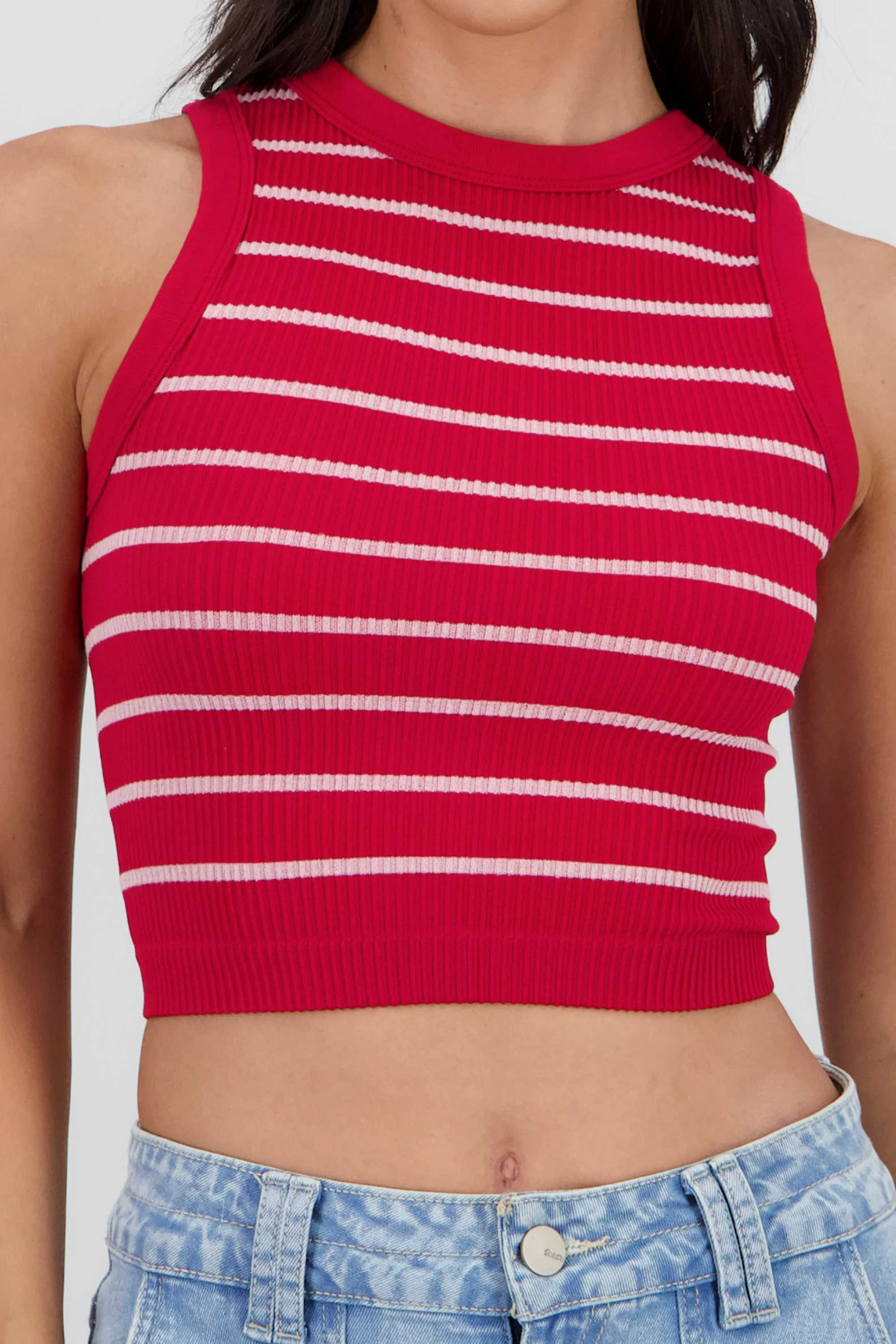 Top cuello redondo rayas seamless sold by Shasa product image thumbnail 5
