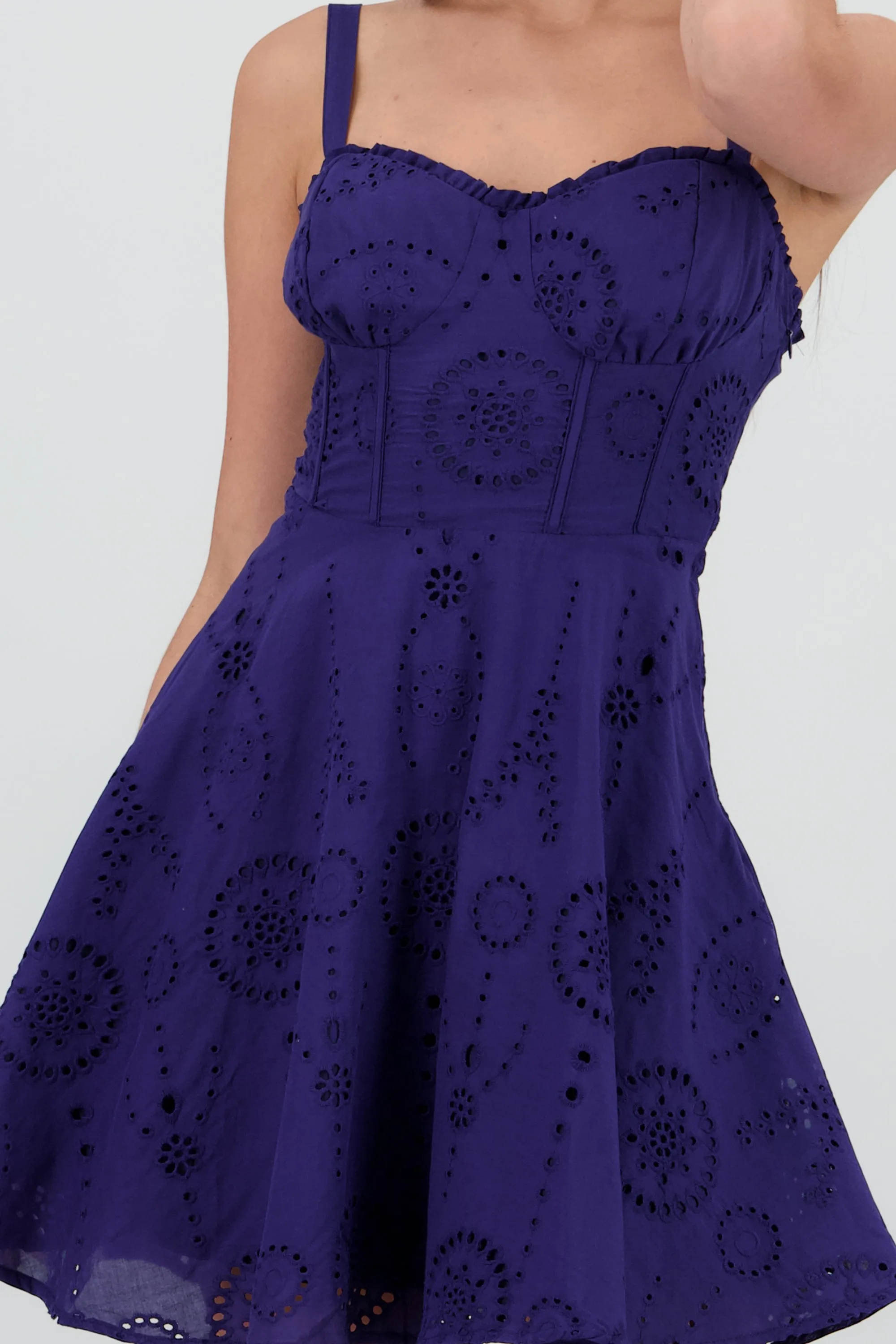 Vestido mini eyelet tirantes sold by Shasa product image thumbnail 5