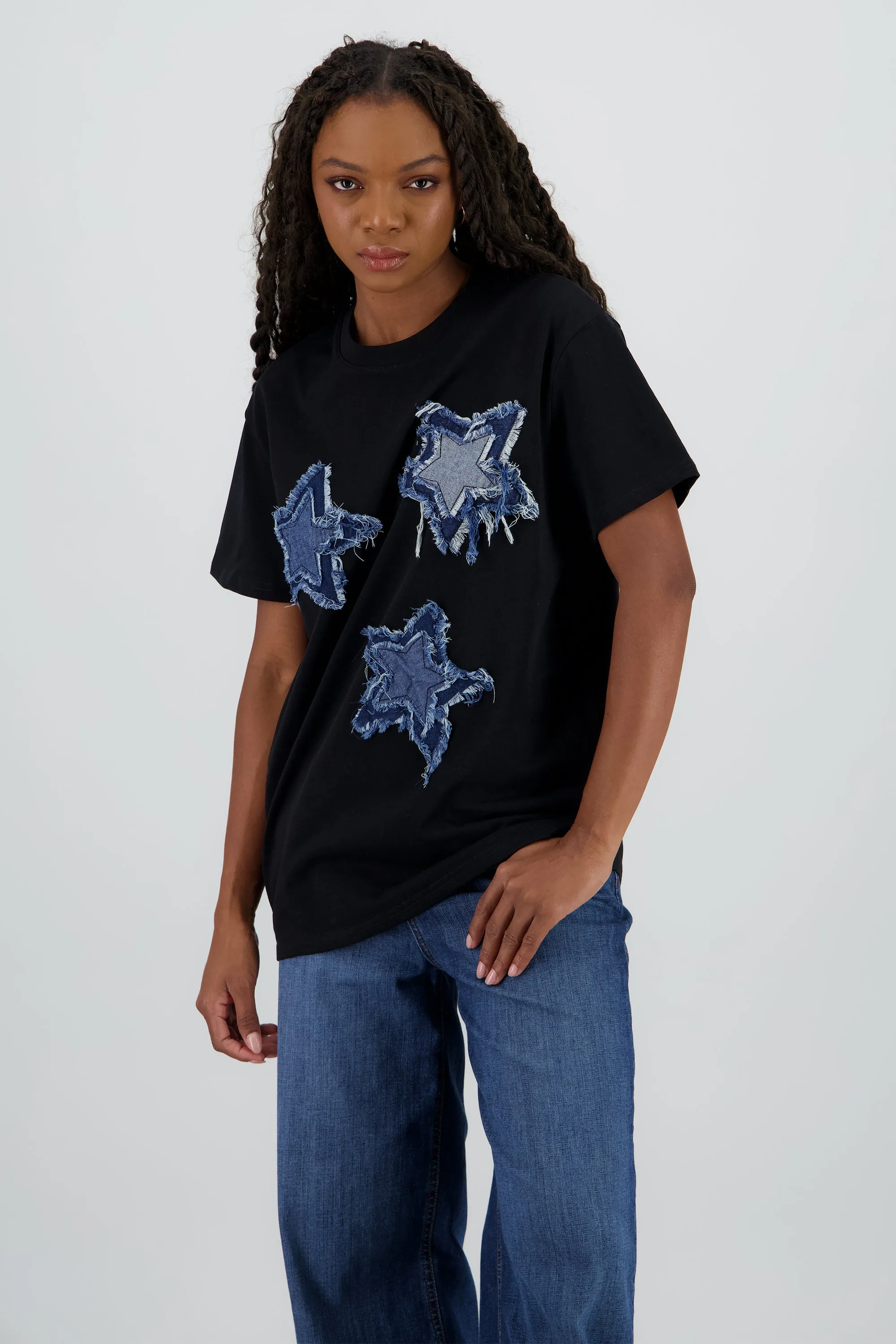 Playera manga corta detalle estrellas sold by Shasa product image thumbnail 2