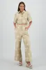 Pantalon recto detalle palmeras sold by Shasa