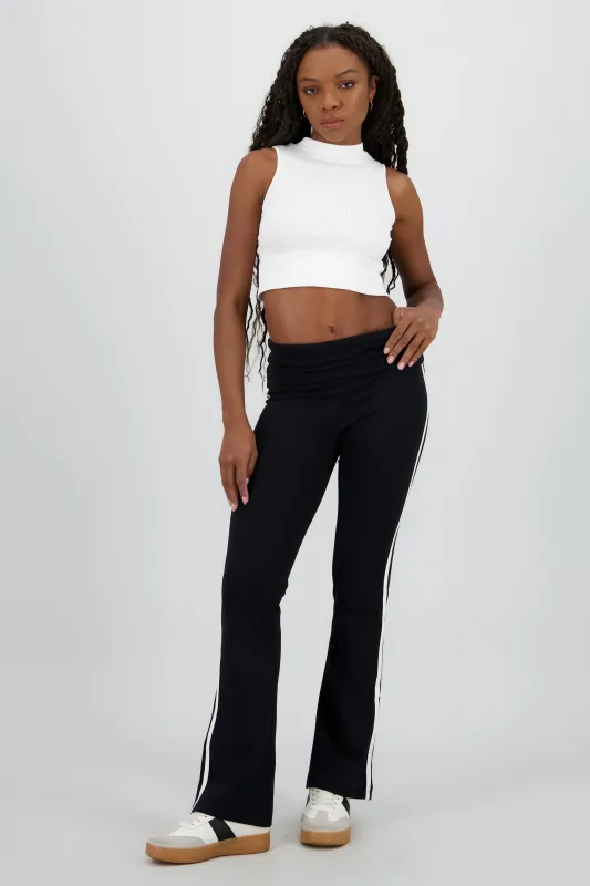 Pants con dobles en la pretina de rayas sold by Shasa