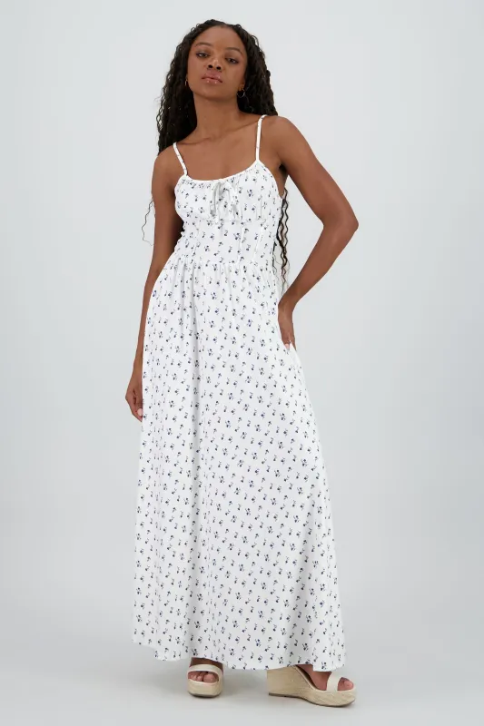 Vestido midi flores sold by Shasa