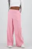 Pantalon amplio detalle franjas contraste sold by Shasa