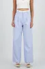 Pantalon recto detalle contraste pretina sold by Shasa