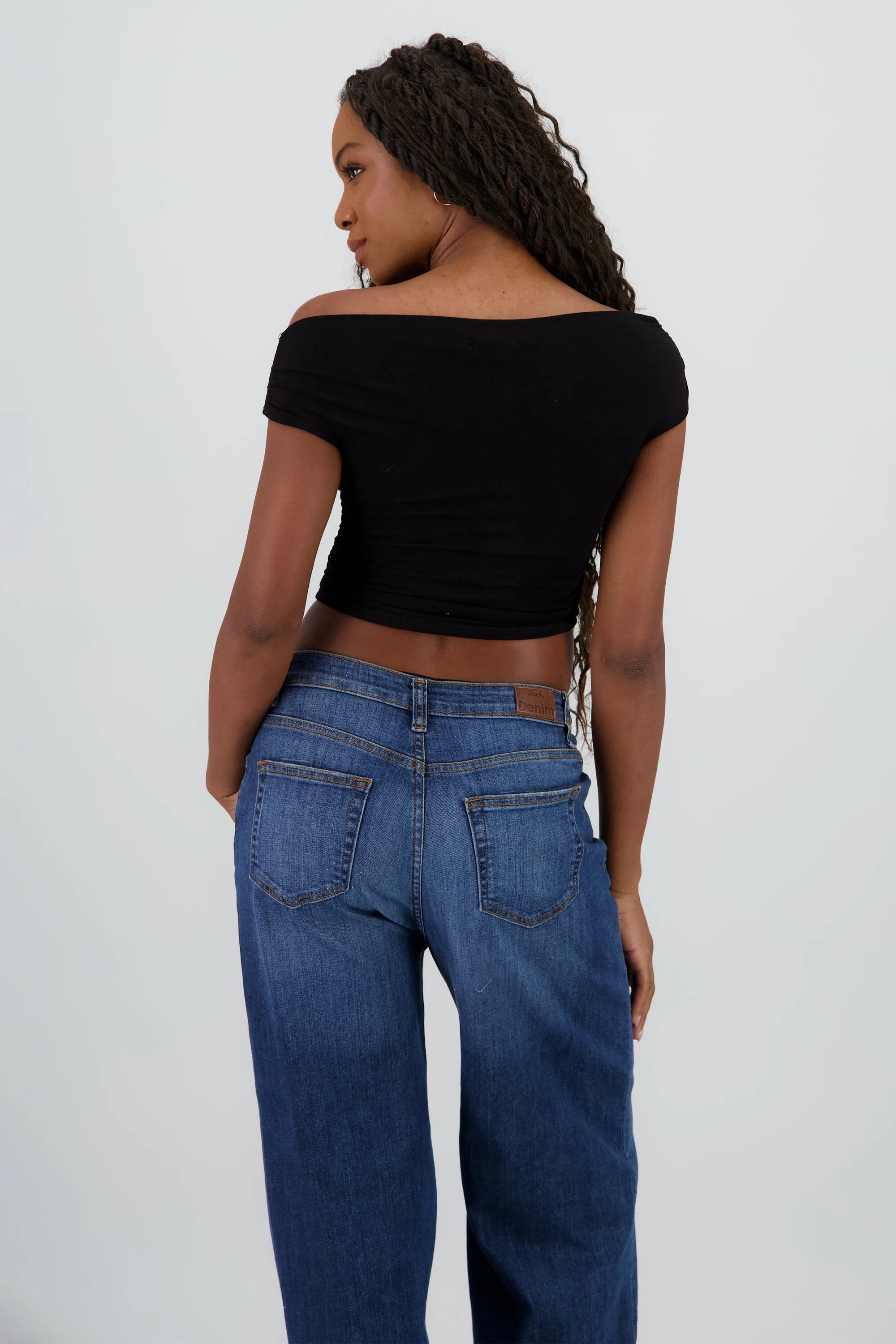 Top off shoulder plisado liso sold by Shasa product image thumbnail 4