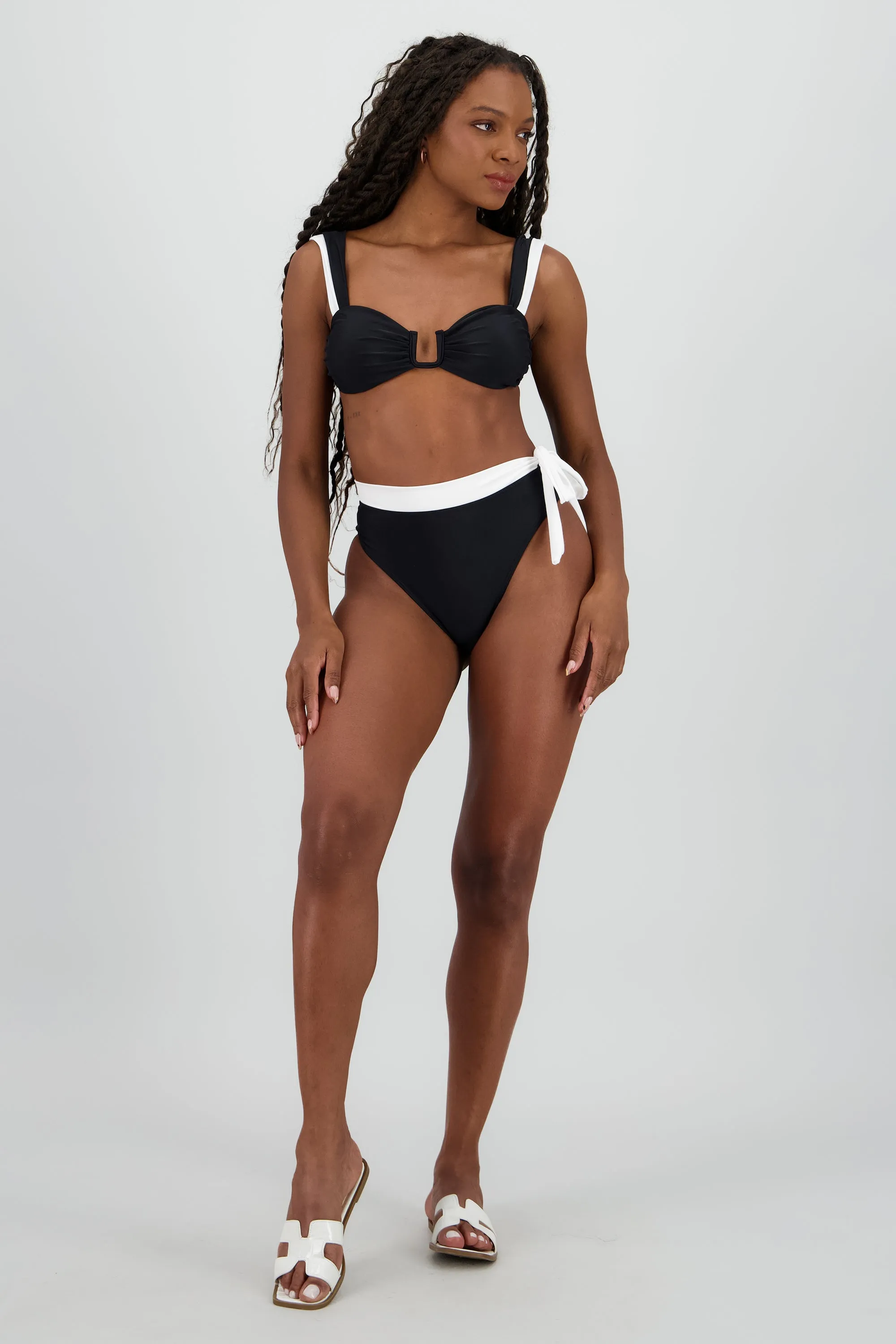 Bikini moño cintura alta contraste sold by Shasa product image thumbnail 2