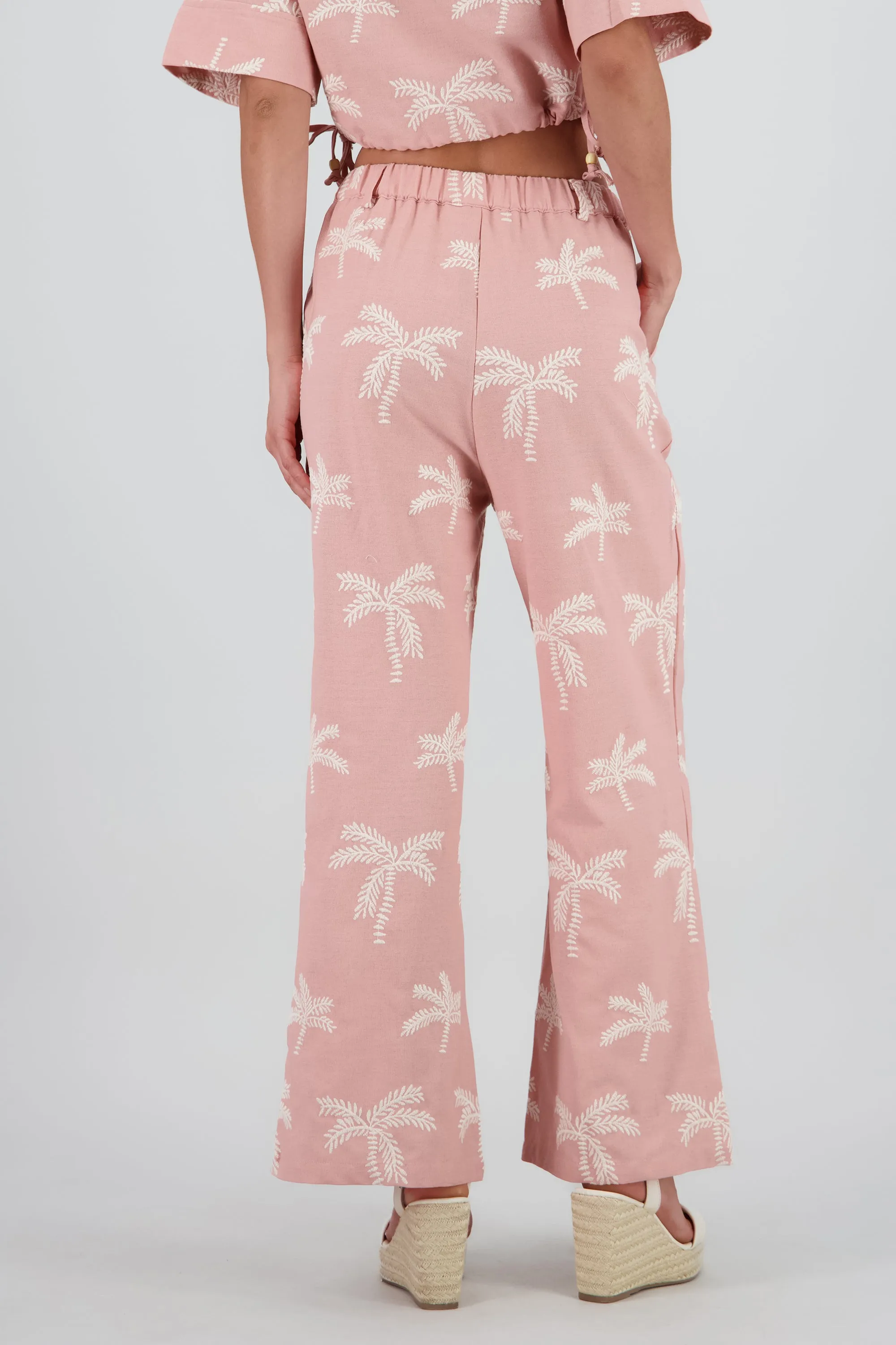 Pantalon recto detalle palmeras sold by Shasa product image thumbnail 4