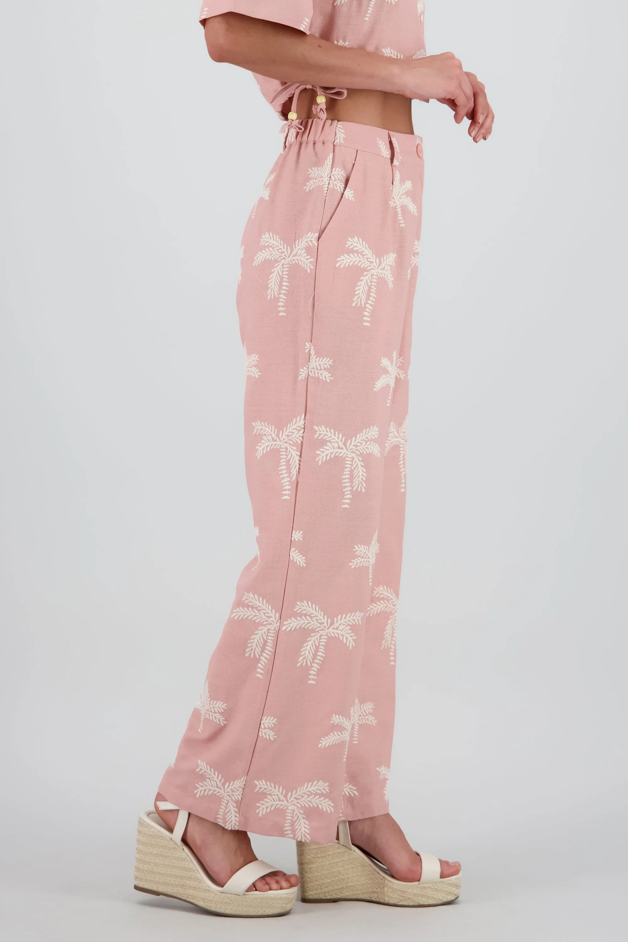 Pantalon recto detalle palmeras sold by Shasa product image thumbnail 3