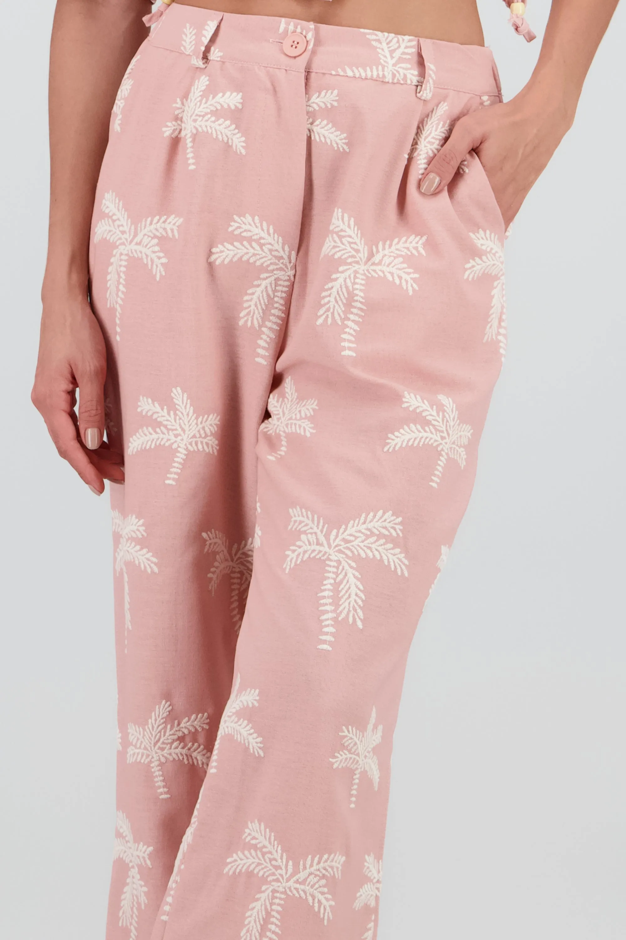 Pantalon recto detalle palmeras sold by Shasa product image thumbnail 5