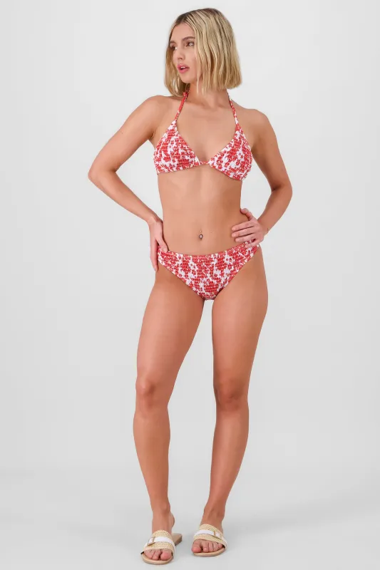 Bikini smock estampado flores sold by Shasa