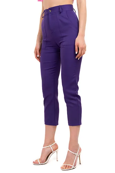 Pantalón Cintura Alta Capri Bolsas sold by Shasa product image thumbnail 3