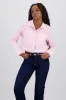 Camisa crop manga larga cuello sold by Shasa