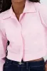 Camisa crop manga larga cuello sold by Shasa