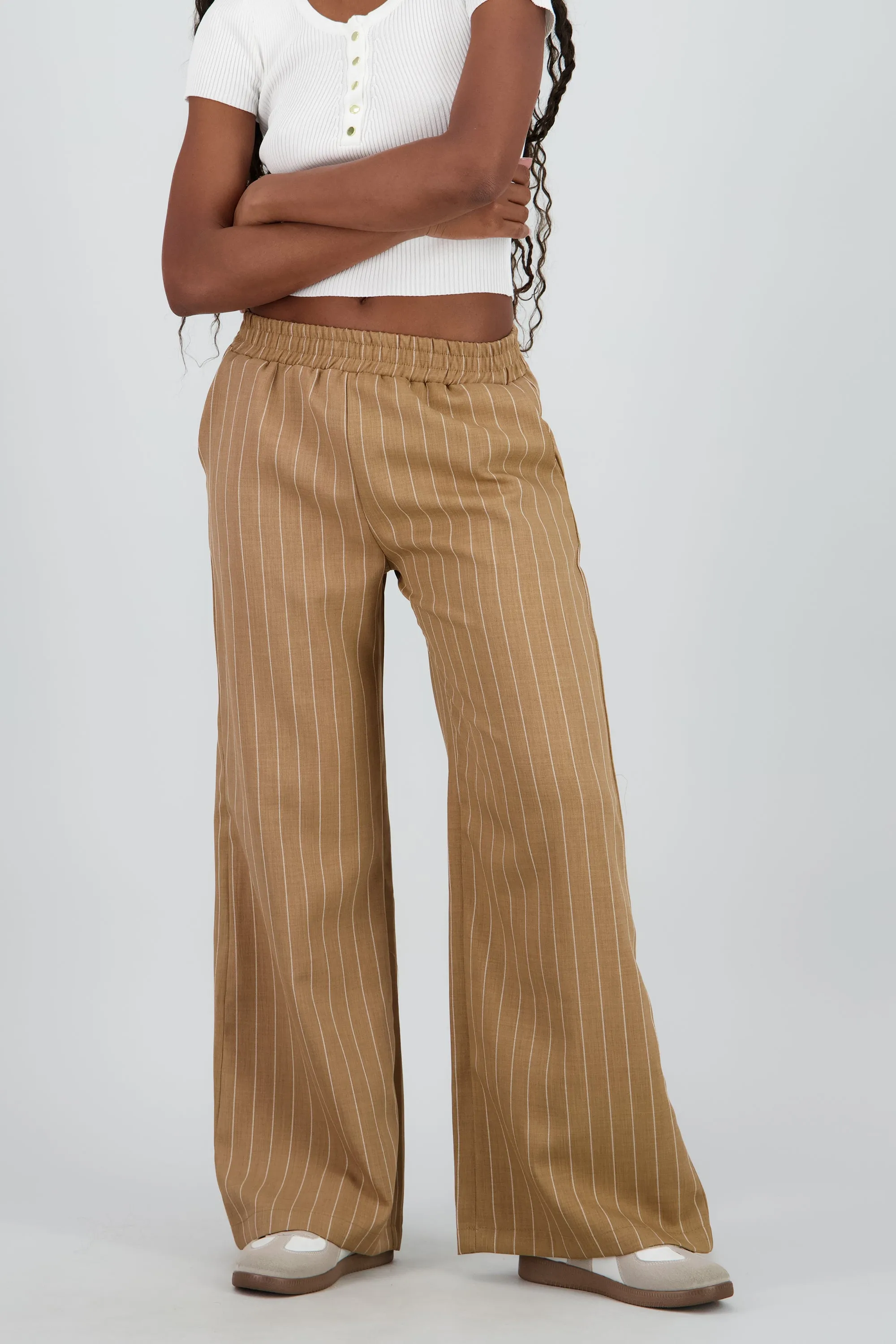 Pantalon wide leg fluido rayas diplomaticas sold by Shasa product image thumbnail 2
