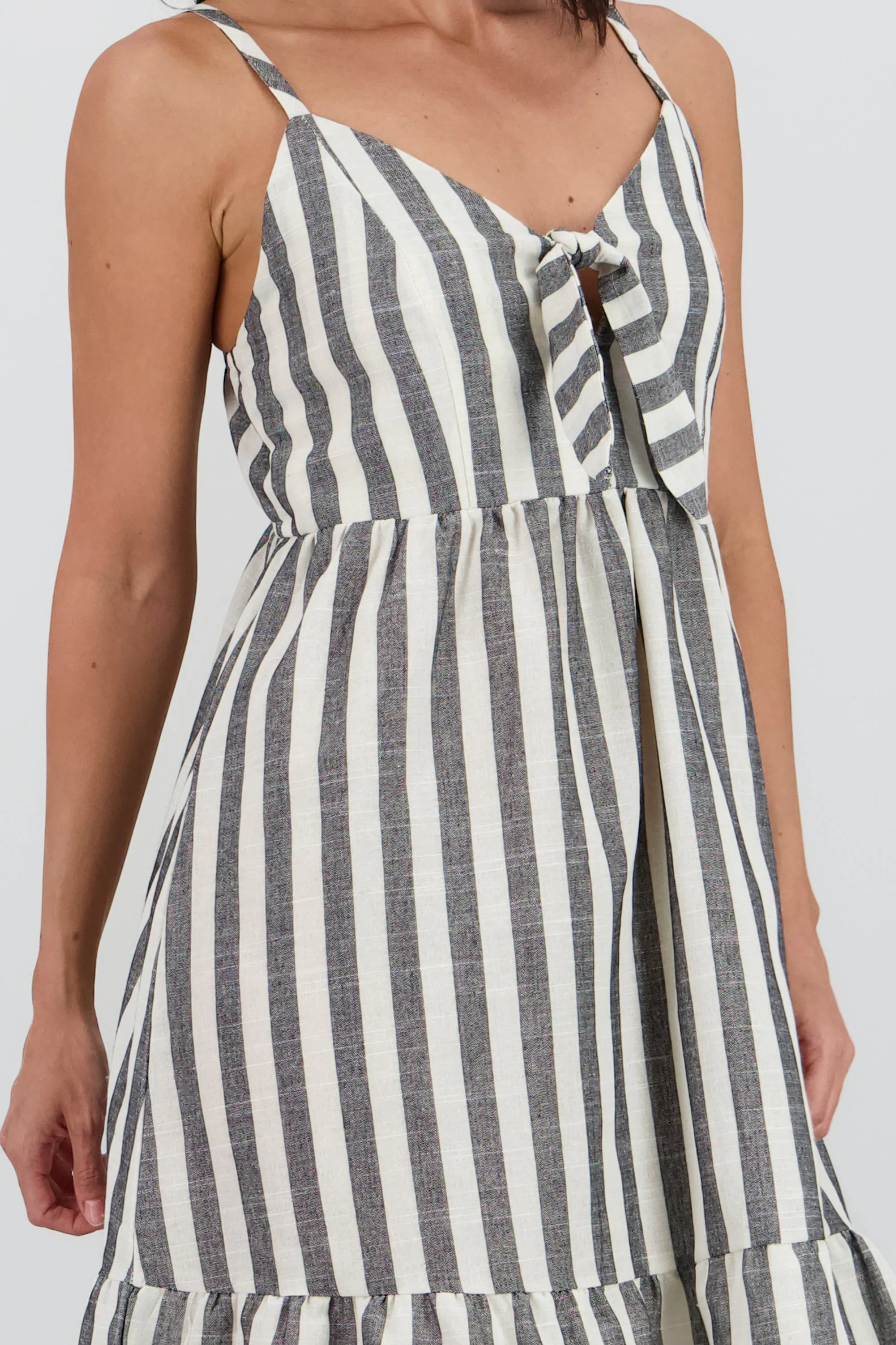 Vestido mini detalle olan tirantes rayas sold by Shasa product image thumbnail 5