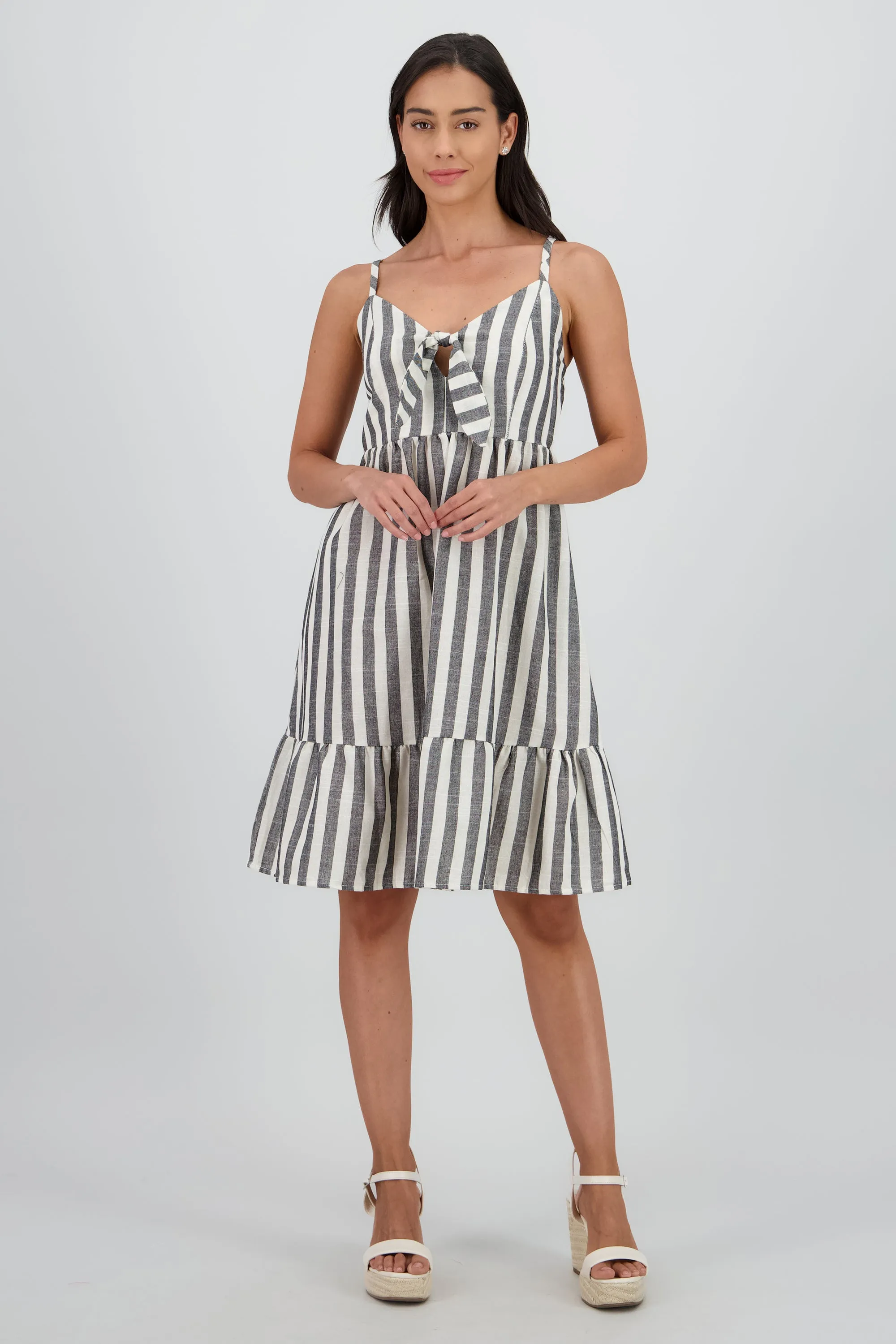 Vestido mini detalle olan tirantes rayas sold by Shasa product image thumbnail 2