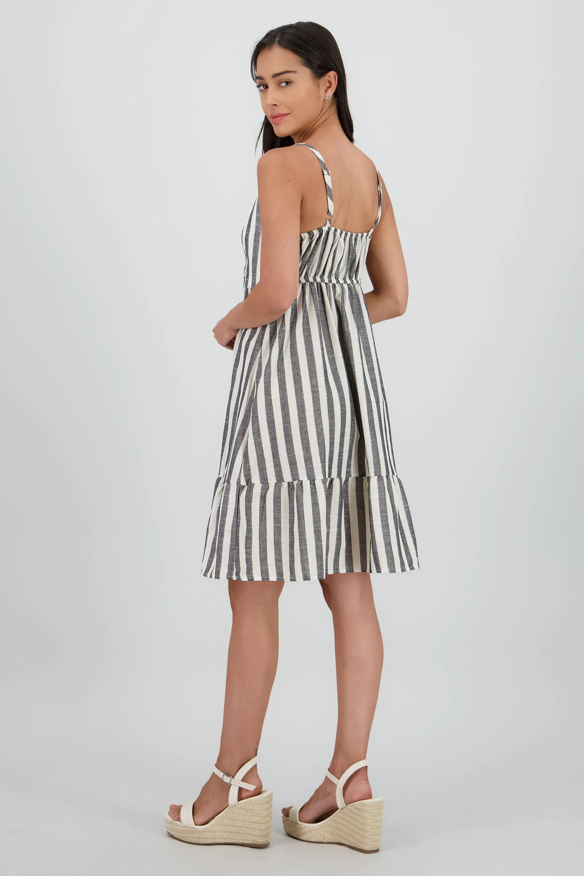 Vestido mini detalle olan tirantes rayas sold by Shasa product image thumbnail 4