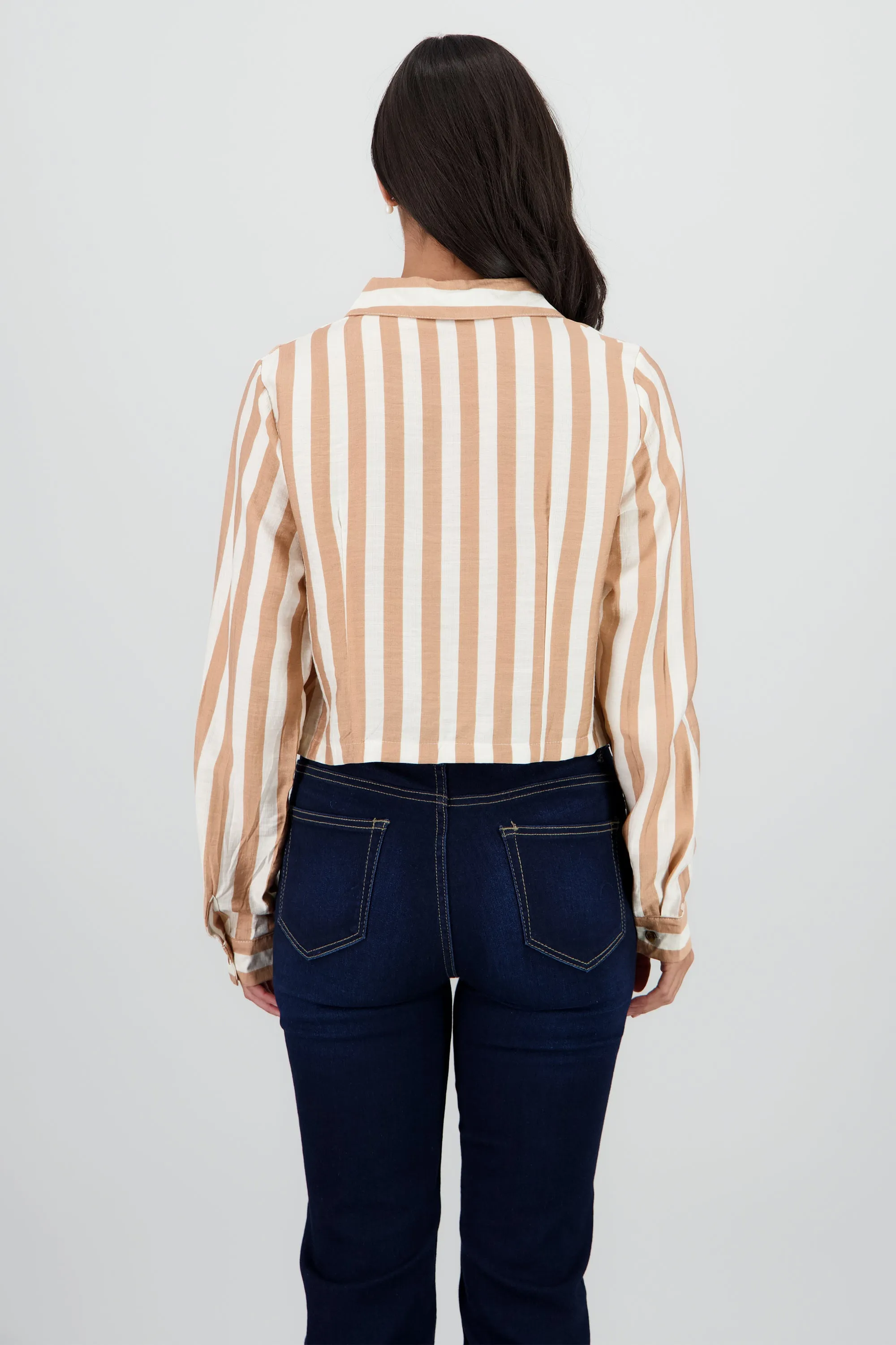 Camisa manga larga puño rayas sold by Shasa product image thumbnail 4