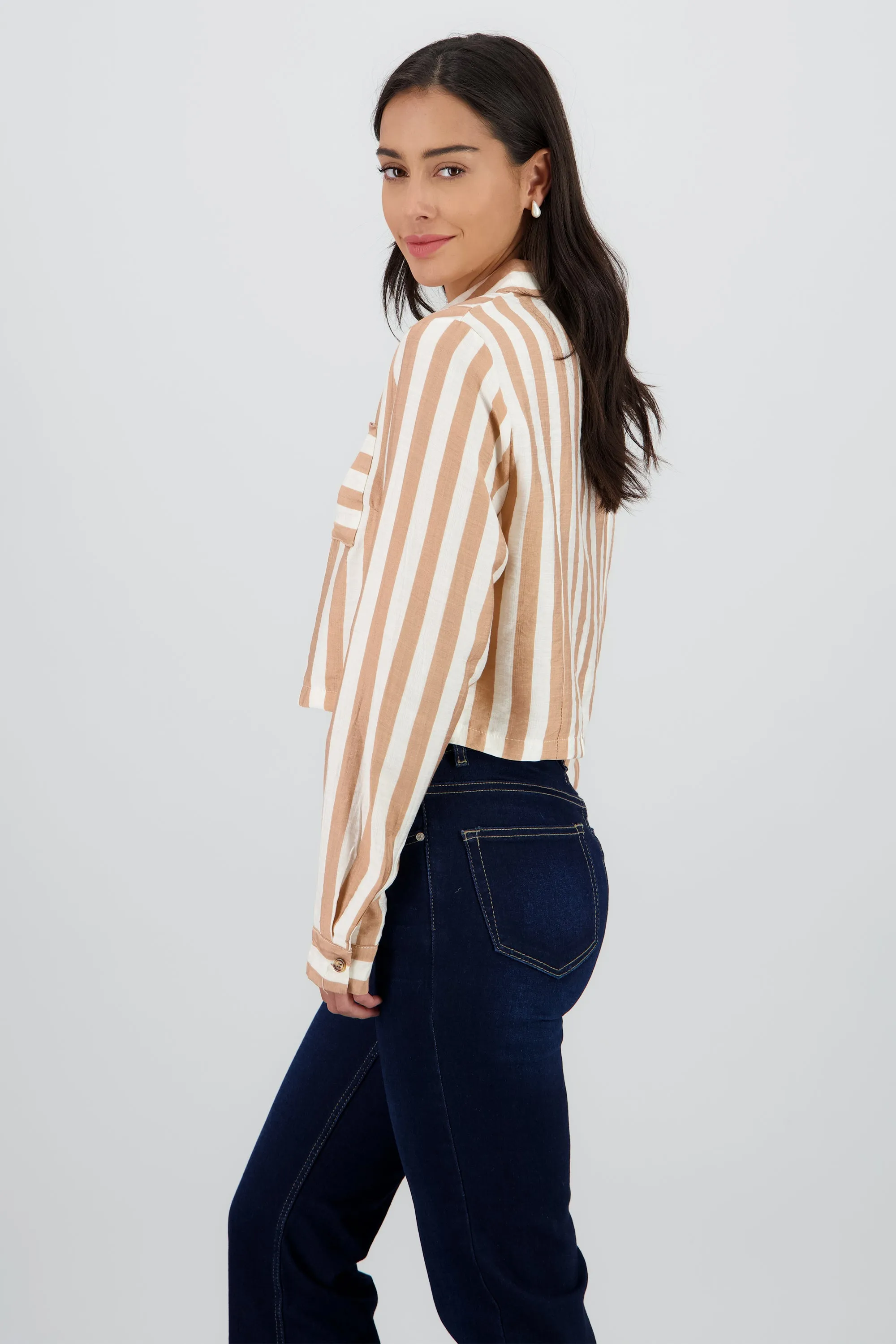 Camisa manga larga puño rayas sold by Shasa product image thumbnail 3
