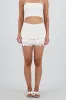 Shorts encaje detalle olanes sold by Shasa