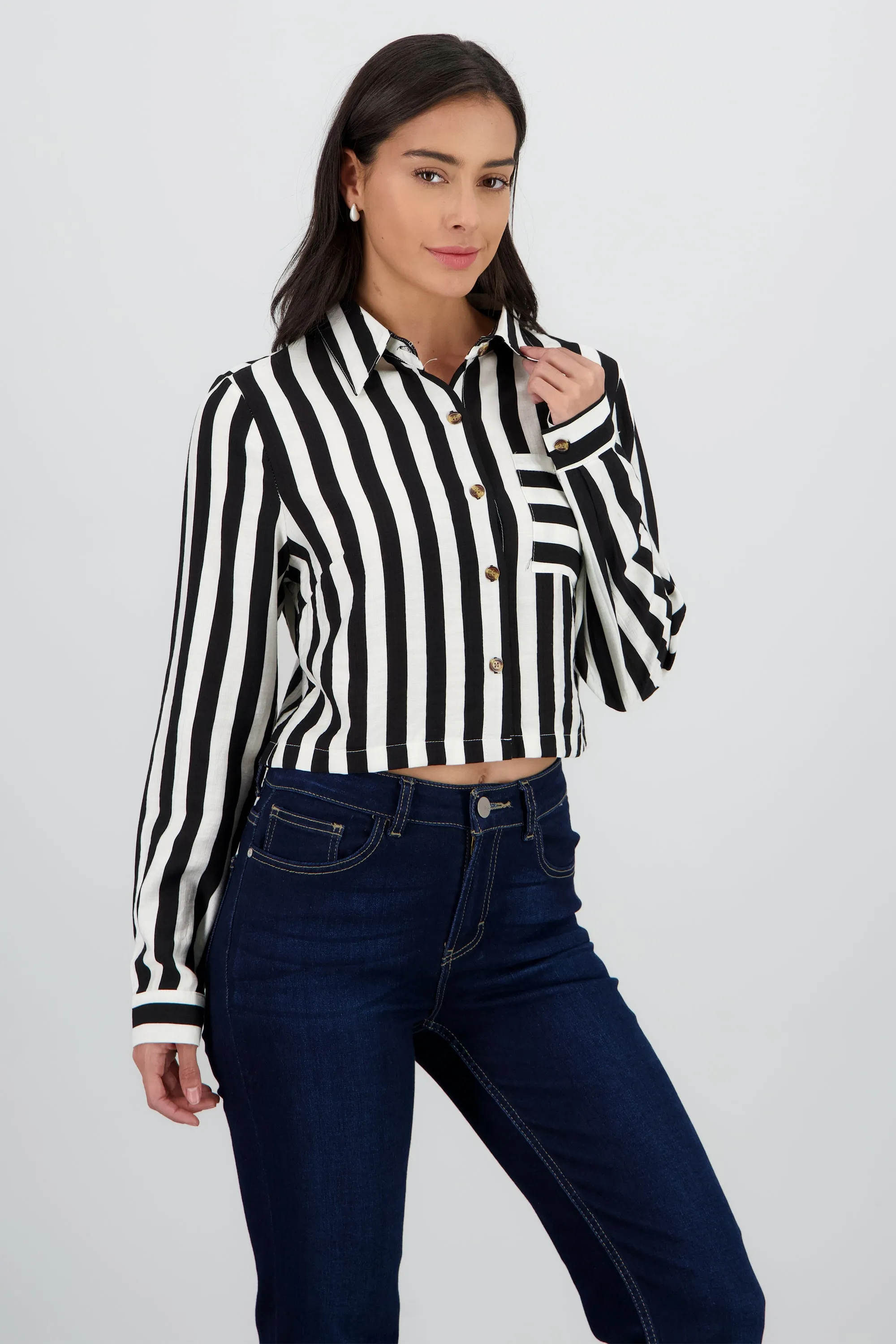 Camisa manga larga puño rayas sold by Shasa product image thumbnail 2