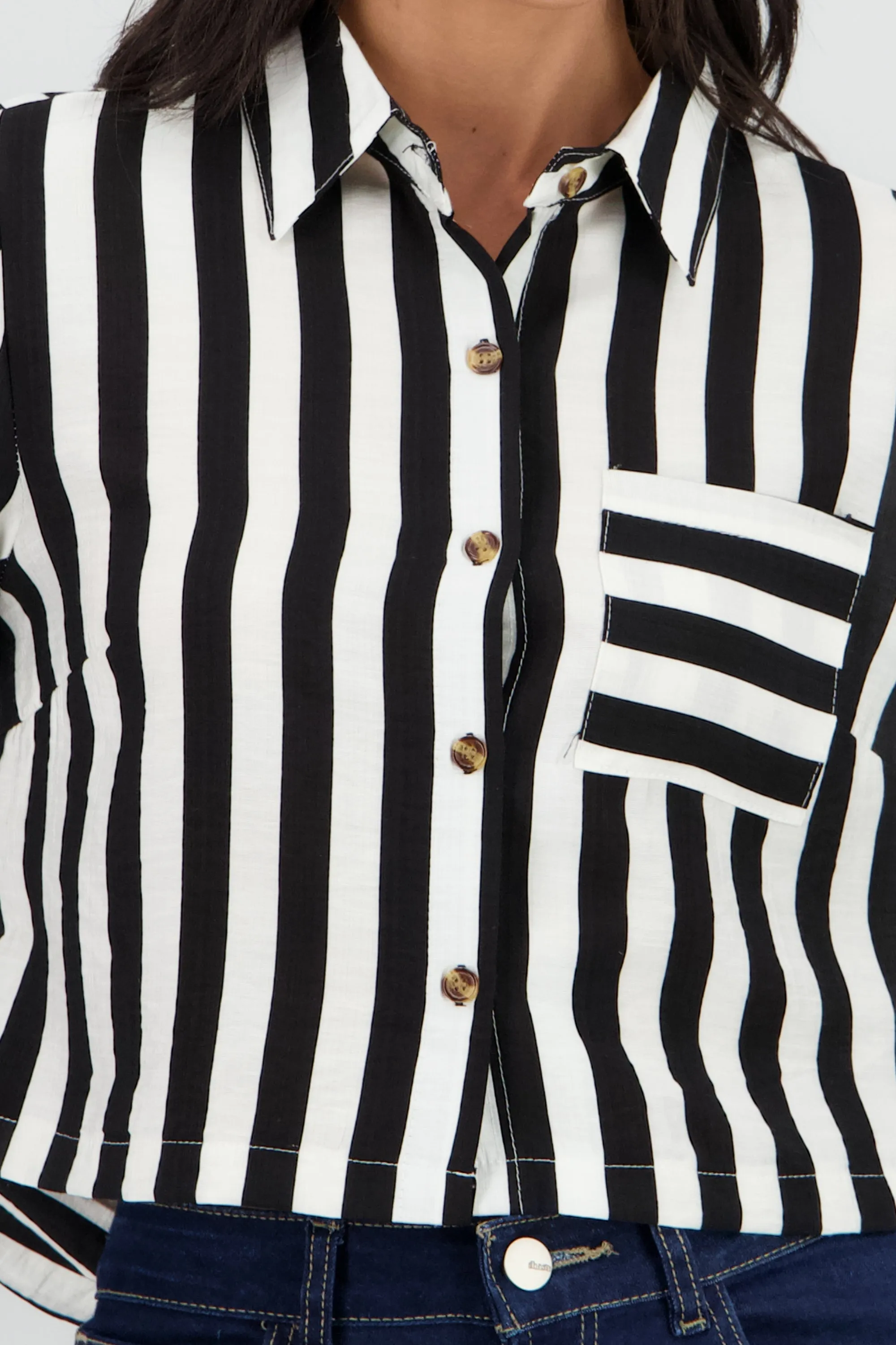 Camisa manga larga puño rayas sold by Shasa product image thumbnail 5