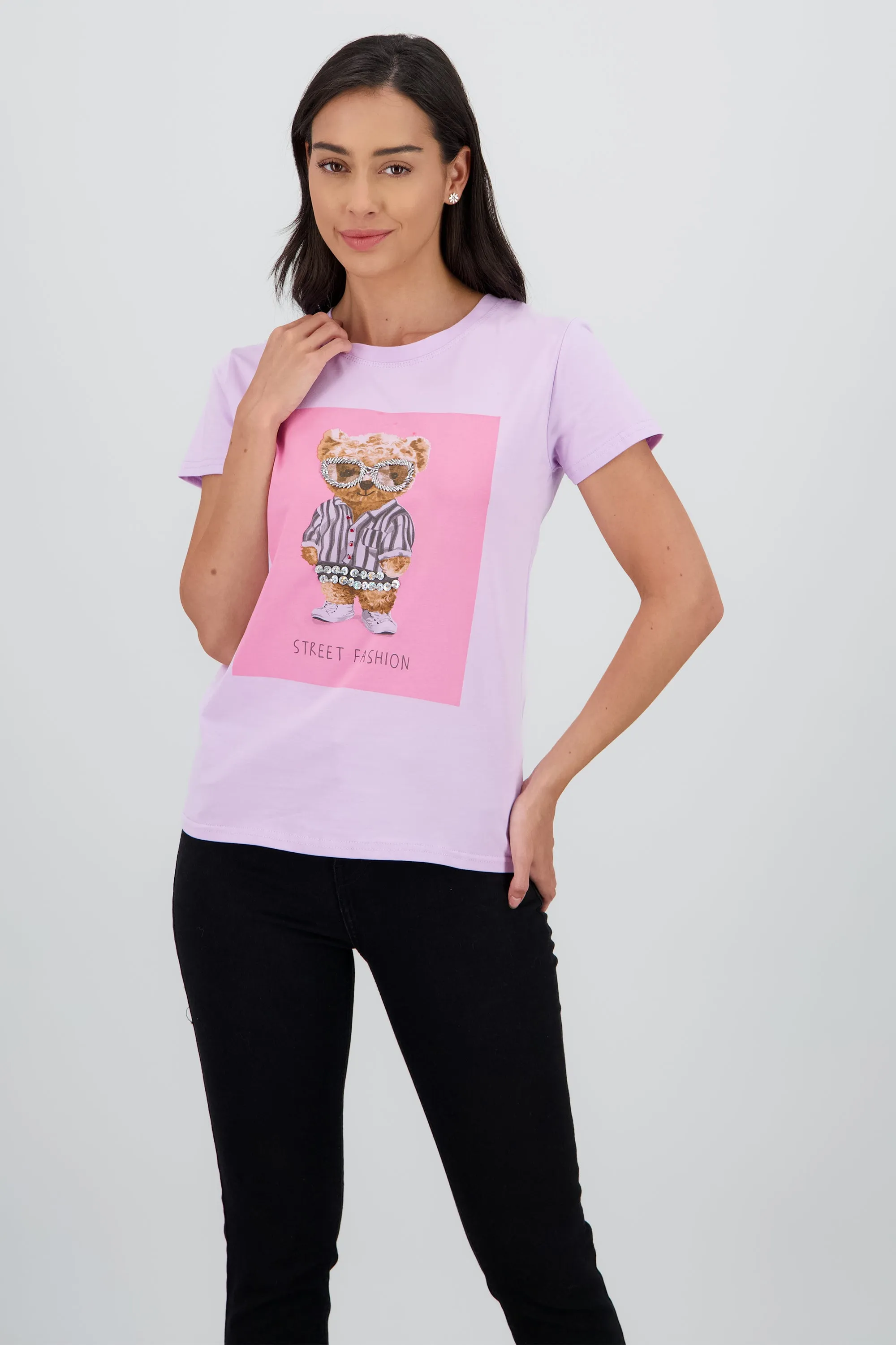 T-shirt oso detalle aplicacion sold by Shasa product image thumbnail 2