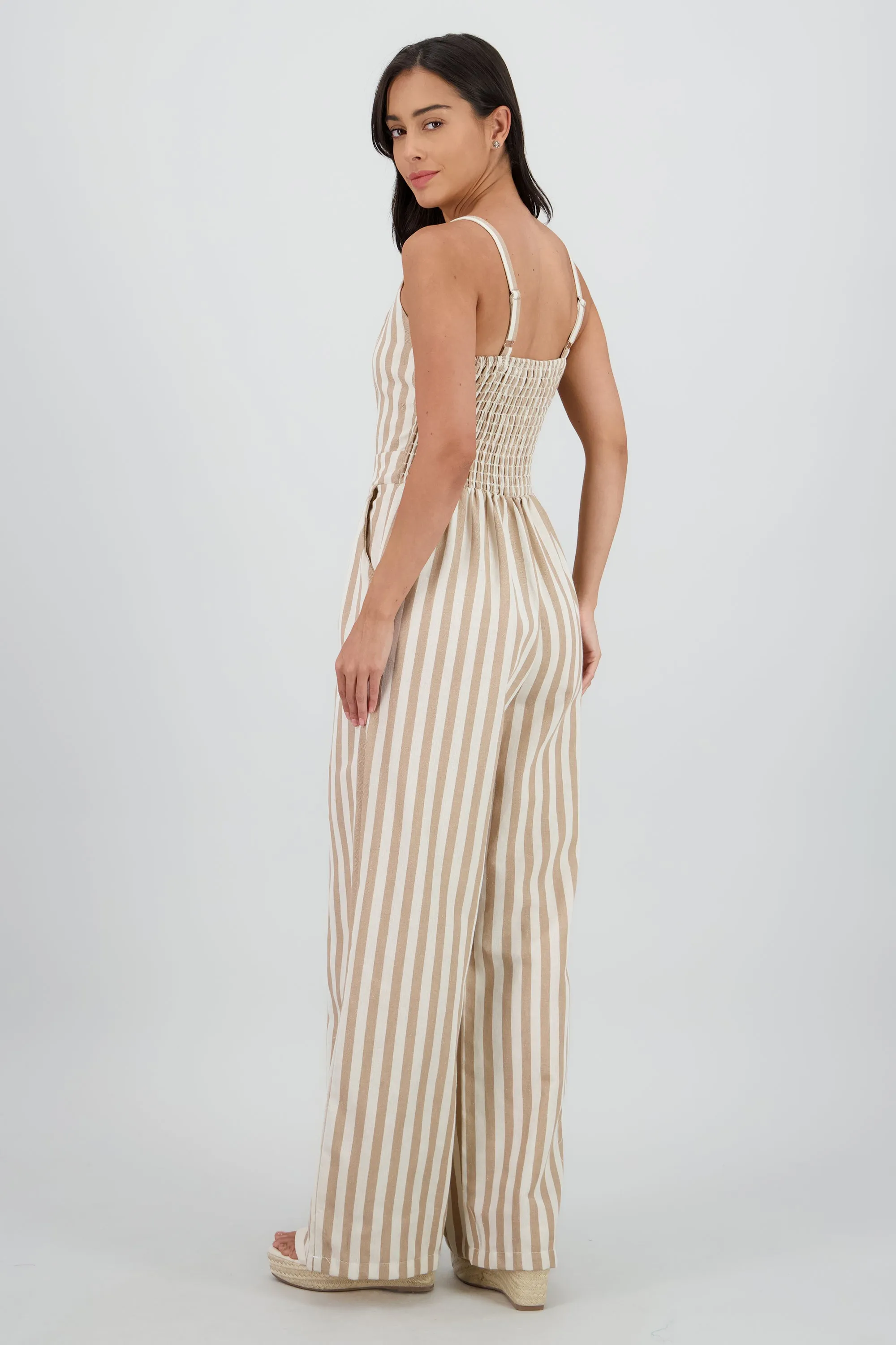 Jumpsuit cuello v tirantes rayas sold by Shasa product image thumbnail 4