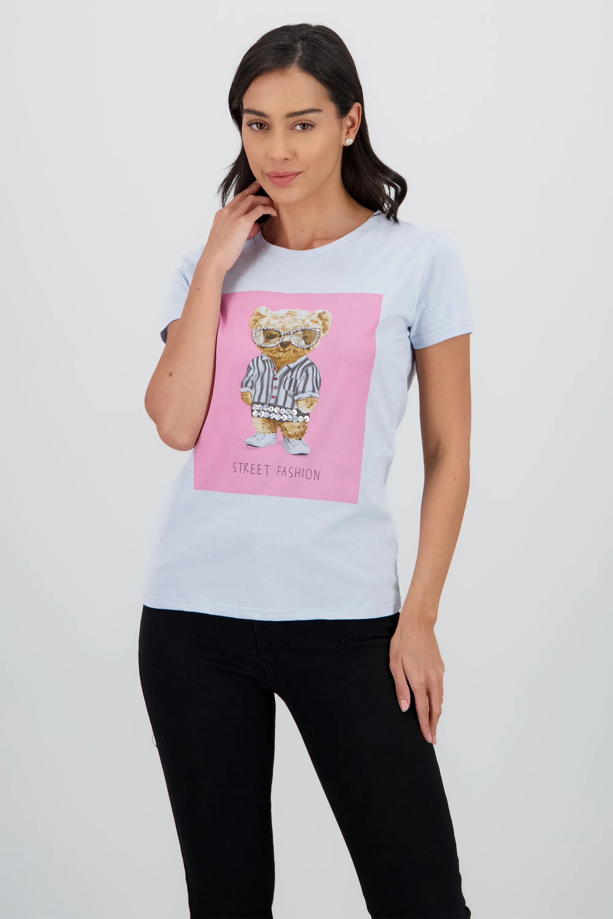 T-shirt oso detalle aplicacion sold by Shasa product image thumbnail 2