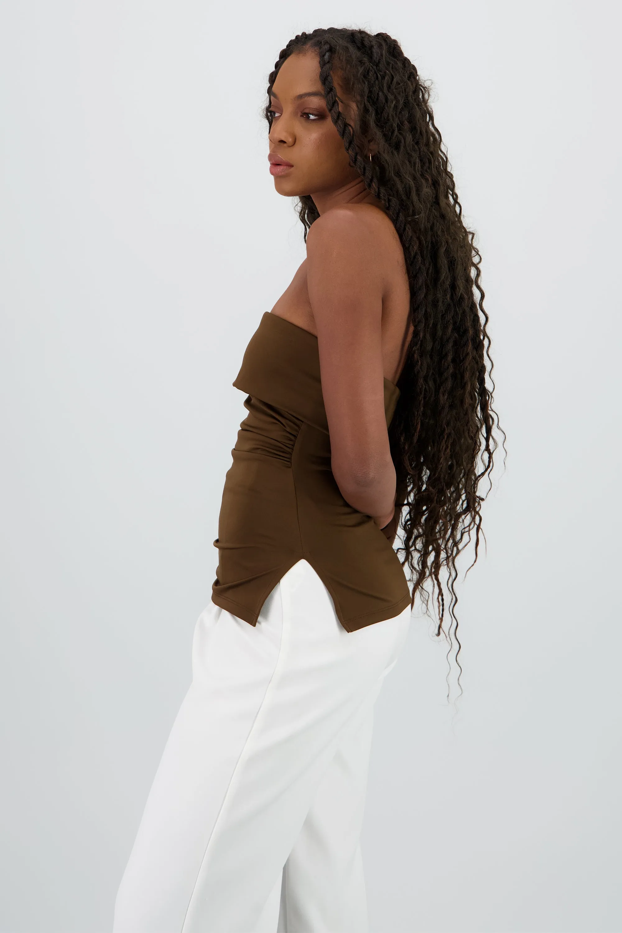 Top tubo con dobles escote Hypsters sold by Shasa product image thumbnail 3