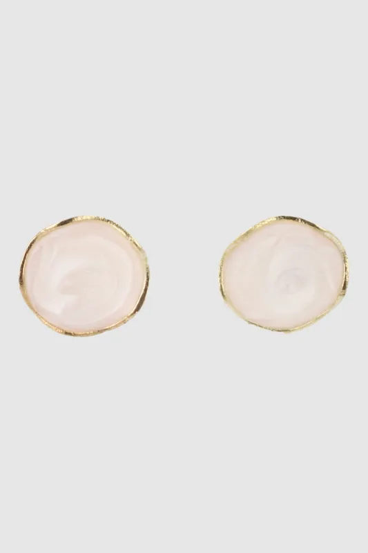 Aretes circulo marmoleado sold by Shasa