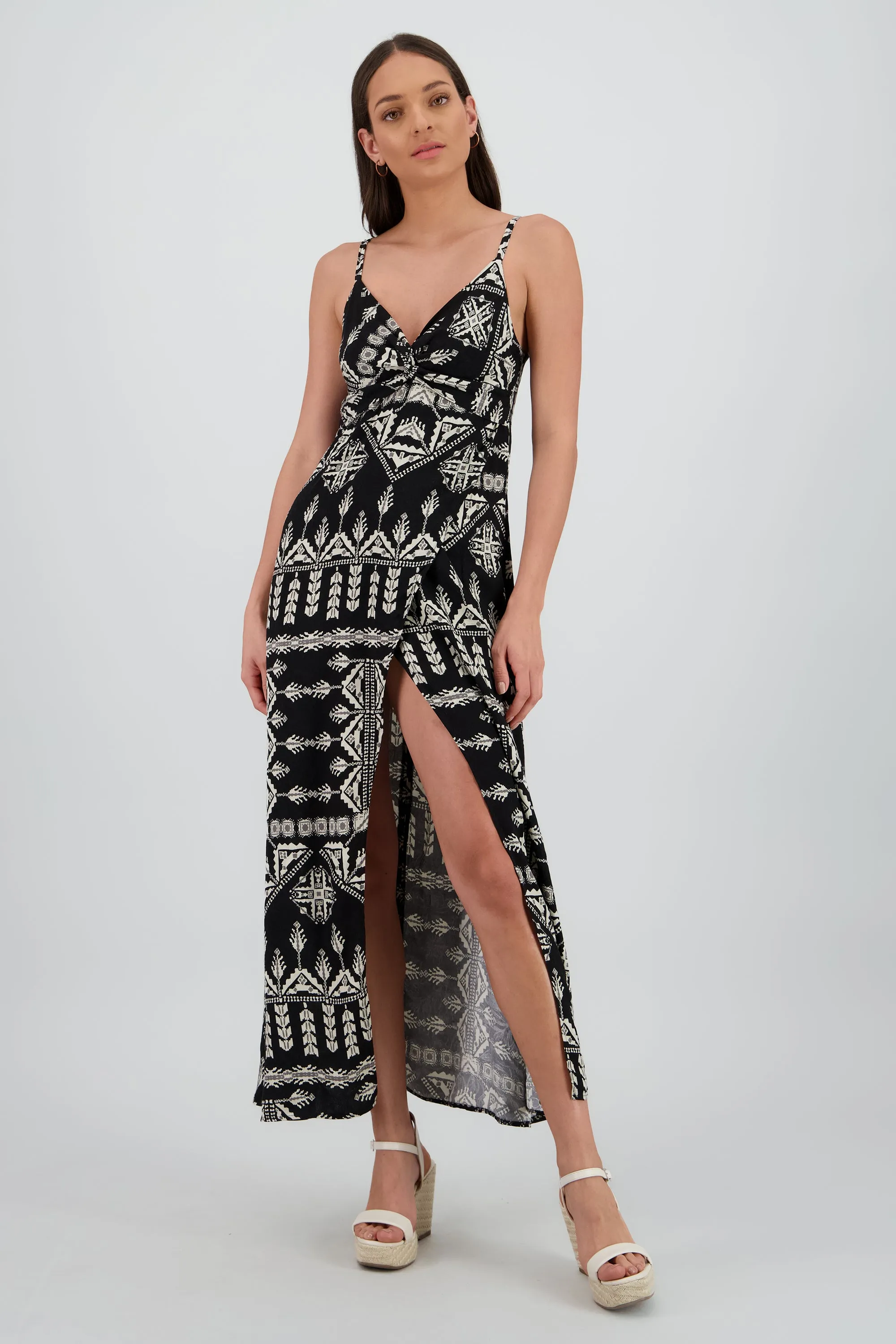 Vestido maxi estampado sold by Shasa