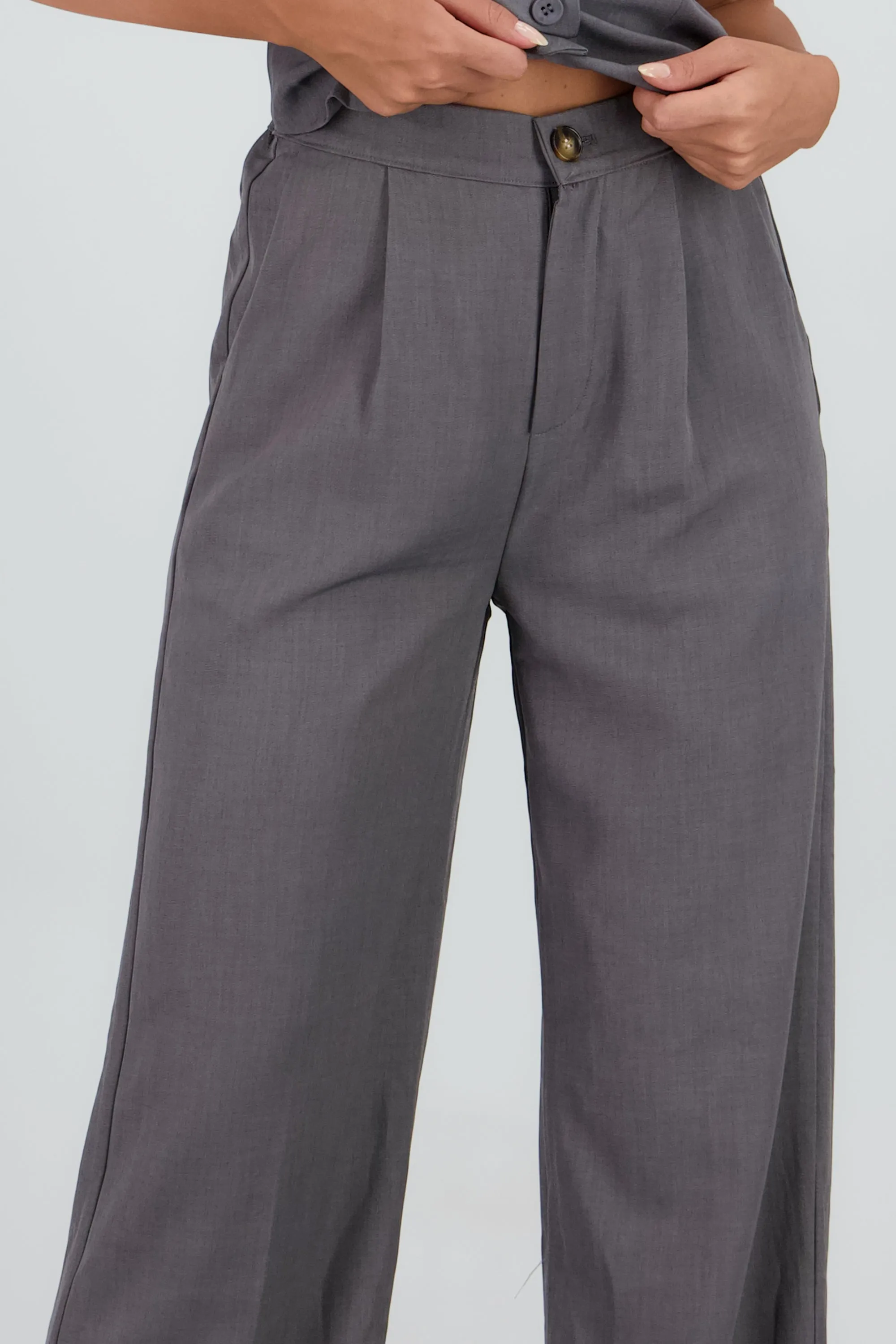 Pantalón recto con botón hypsters sold by Shasa product image thumbnail 5