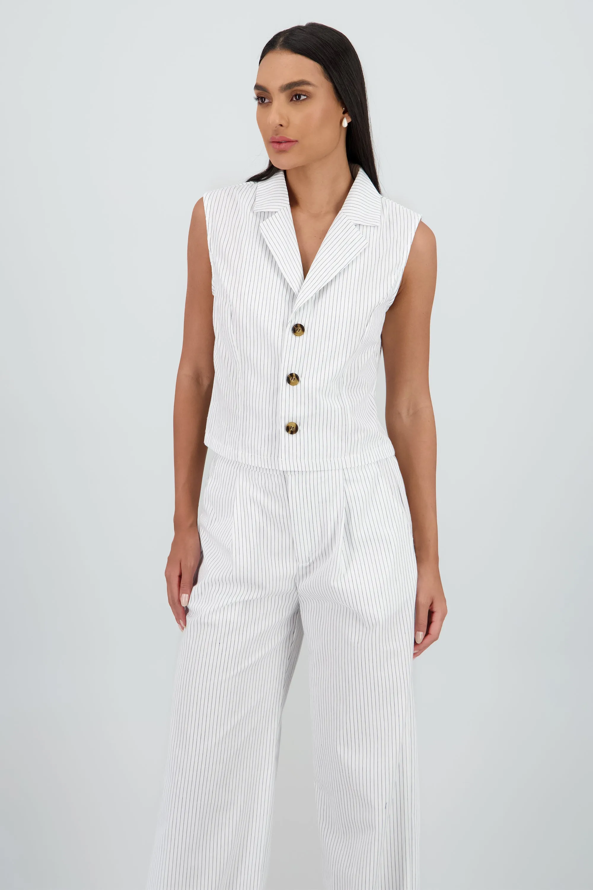 Chaleco rayas con cuello Hypsters sold by Shasa product image thumbnail 3