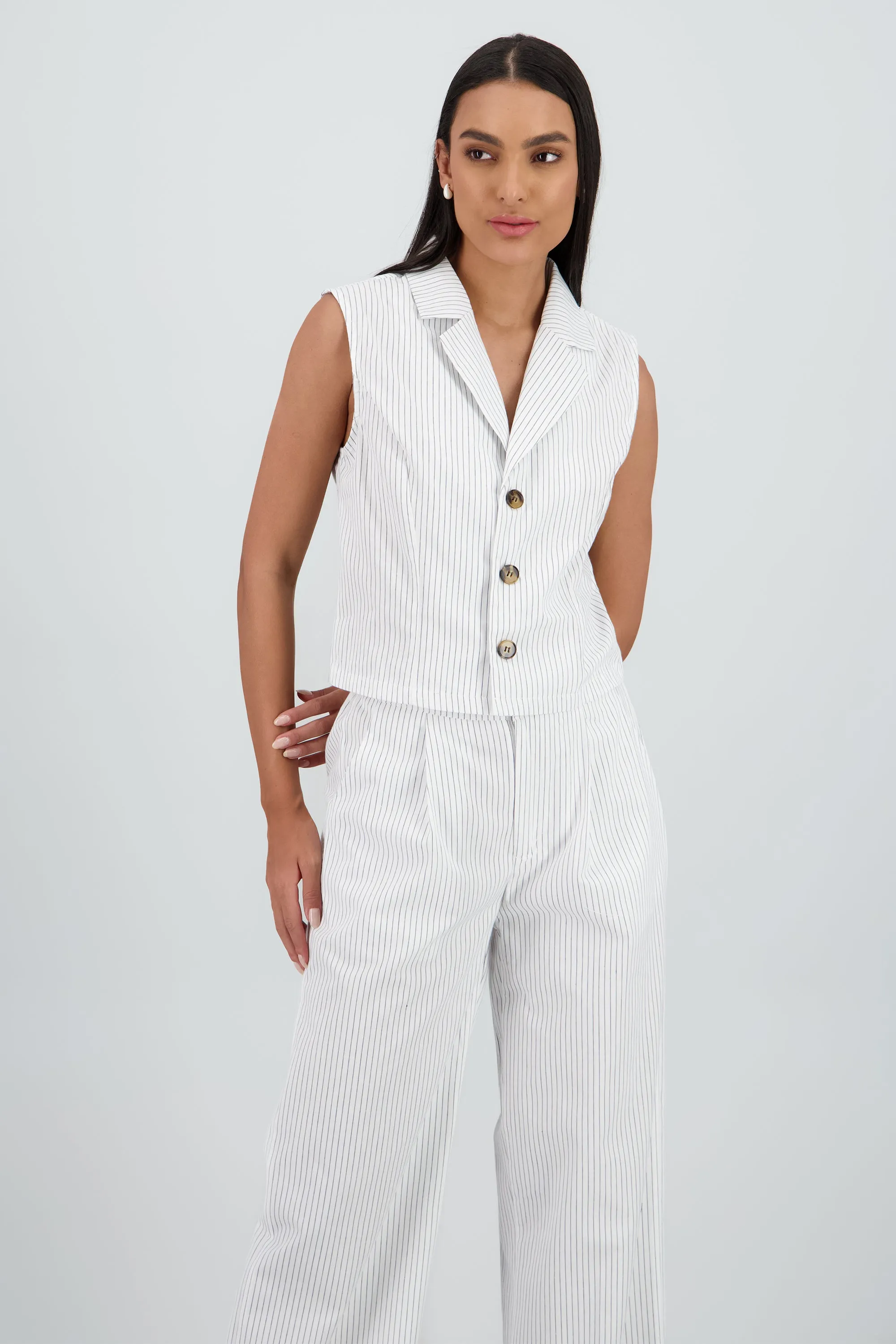 Chaleco rayas con cuello Hypsters sold by Shasa product image thumbnail 2